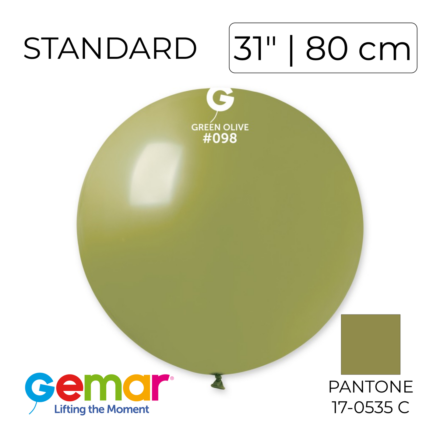 Gemar 31" | Standard 098 Green Olive (10 pcs)