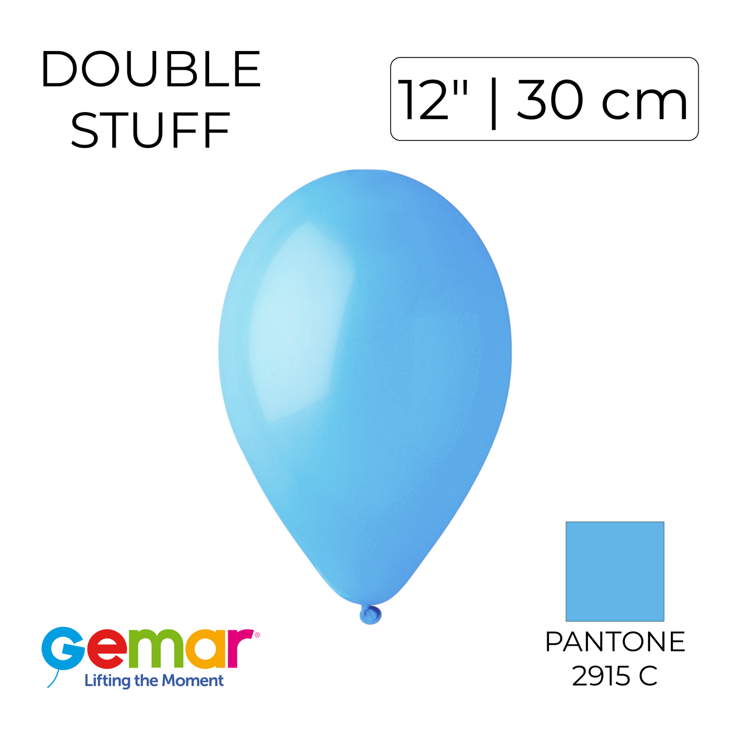 Double Stuff Gemar 12” Gray Blue | 010 in 070 (25 pcs)