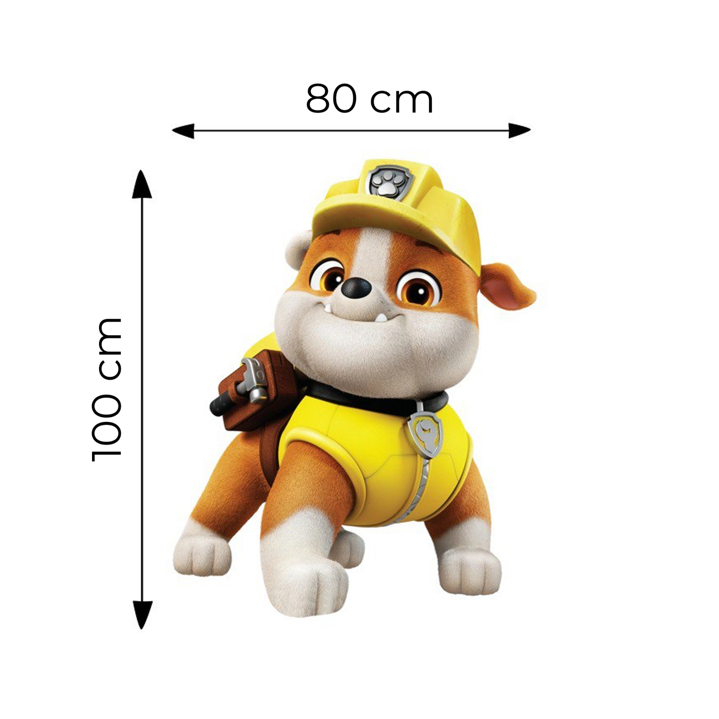Sticker for Cardboard Cutout - Rubble 100 x 80 cm (1 pc)