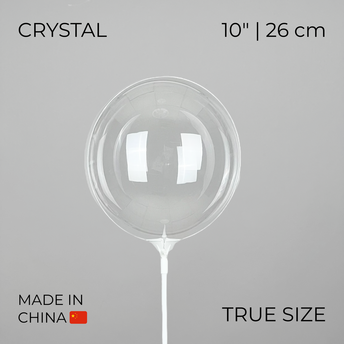 Bobo PVC Balloon True Size 10" | China (10 pcs)