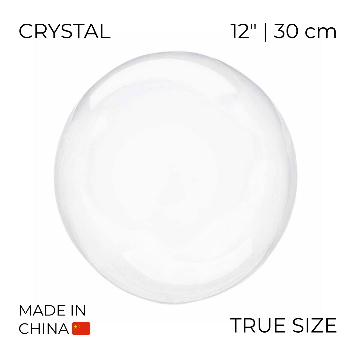 Bobo PVC Balloon True Size 12" | China (10 pcs)