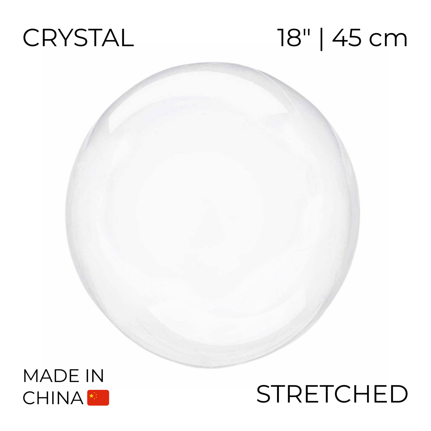 Bobo TPE Balloon Stretched 18" | China (10 pcs)