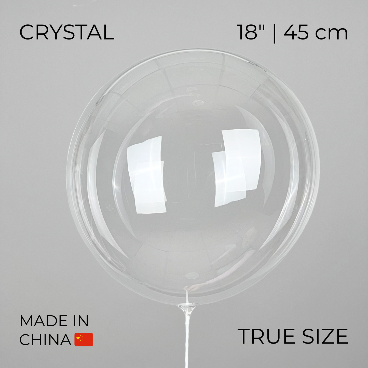 Bobo PVC Balloon True Size 18" | China (10 pcs)