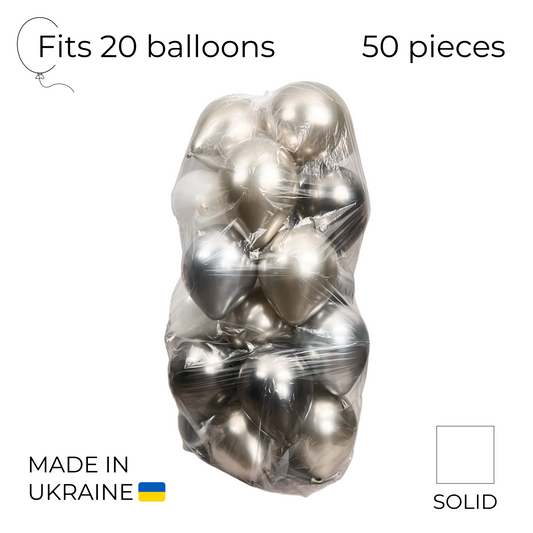 Balloon Transport Bags for 20 Inflated Balloons -  Clear (50 pcs)