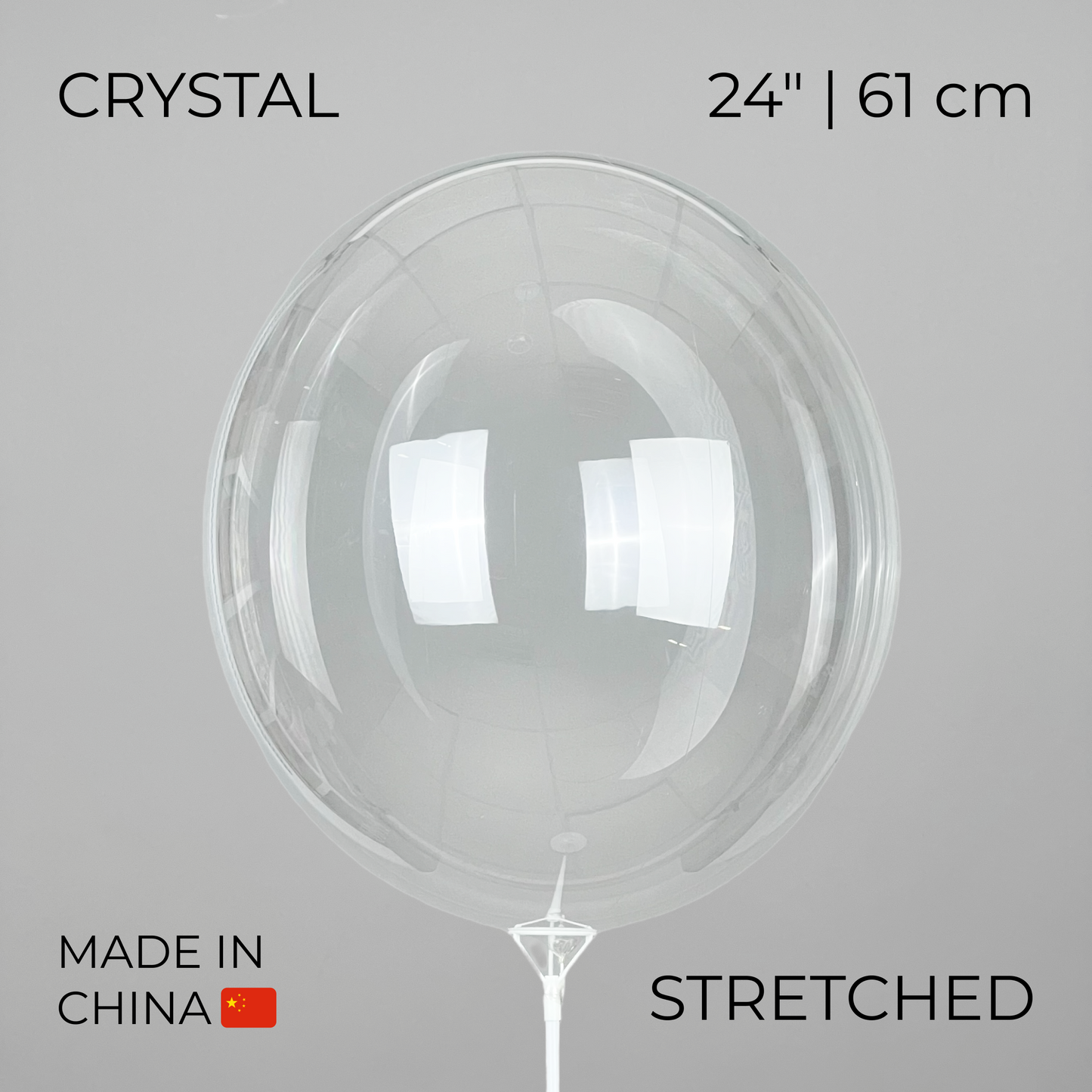 Bobo PVC Balloon Stretched 24" | China (10 pcs)