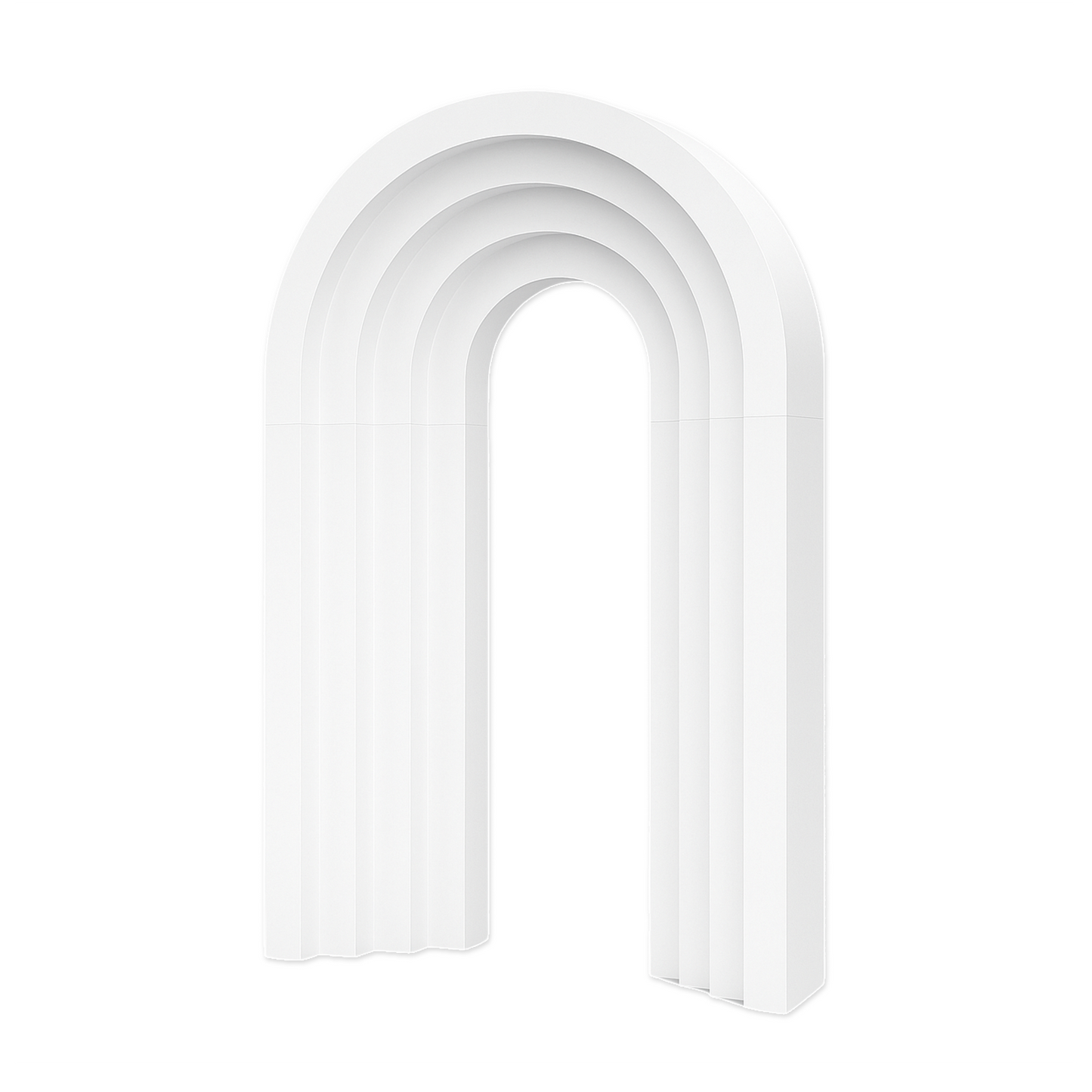 3D Layerd Wooden Arch | 5-Tier - Painted (1pc)