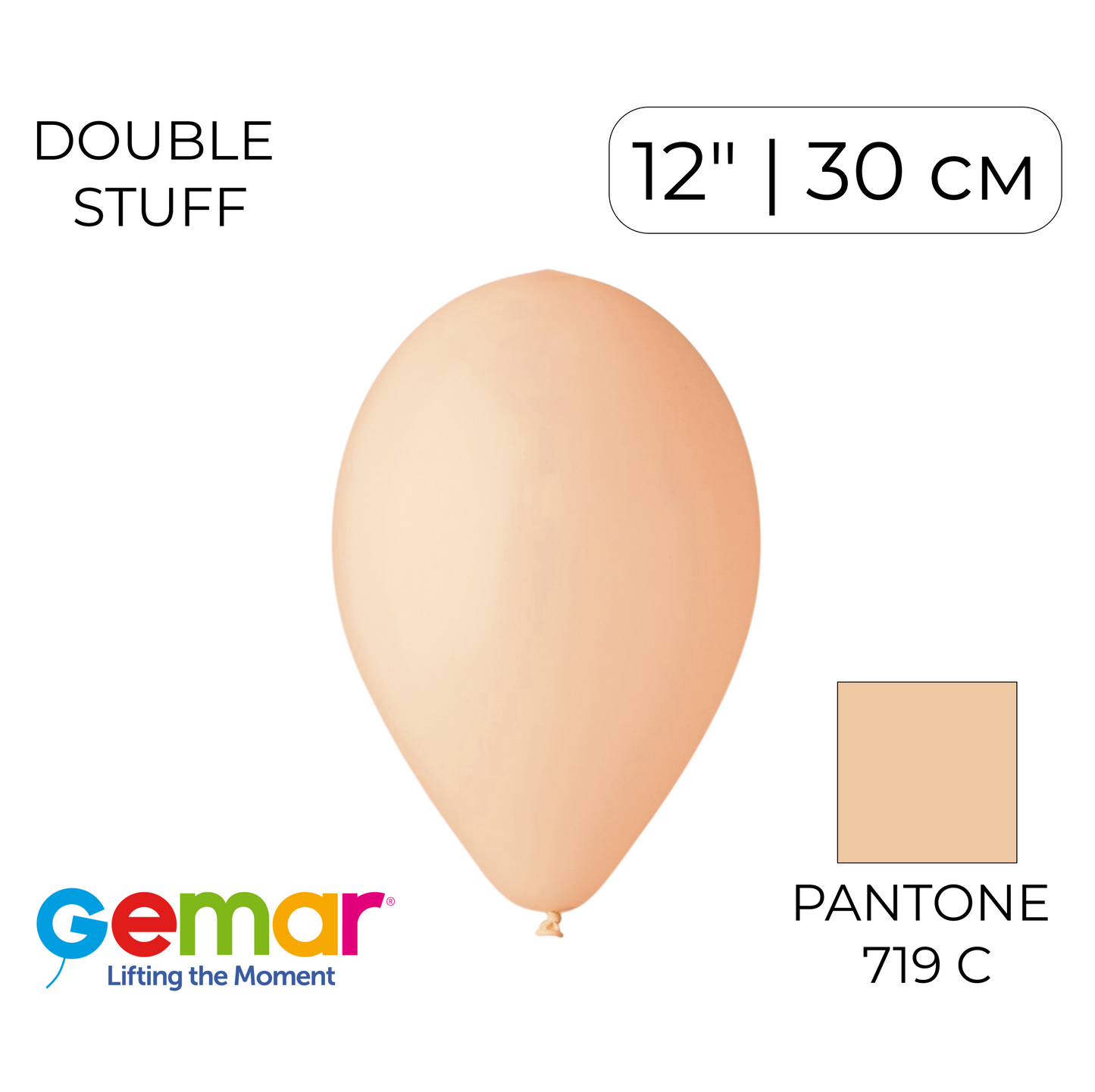 Double Stuff Gemar 12” Blush | 076 in 069 (25 pcs)