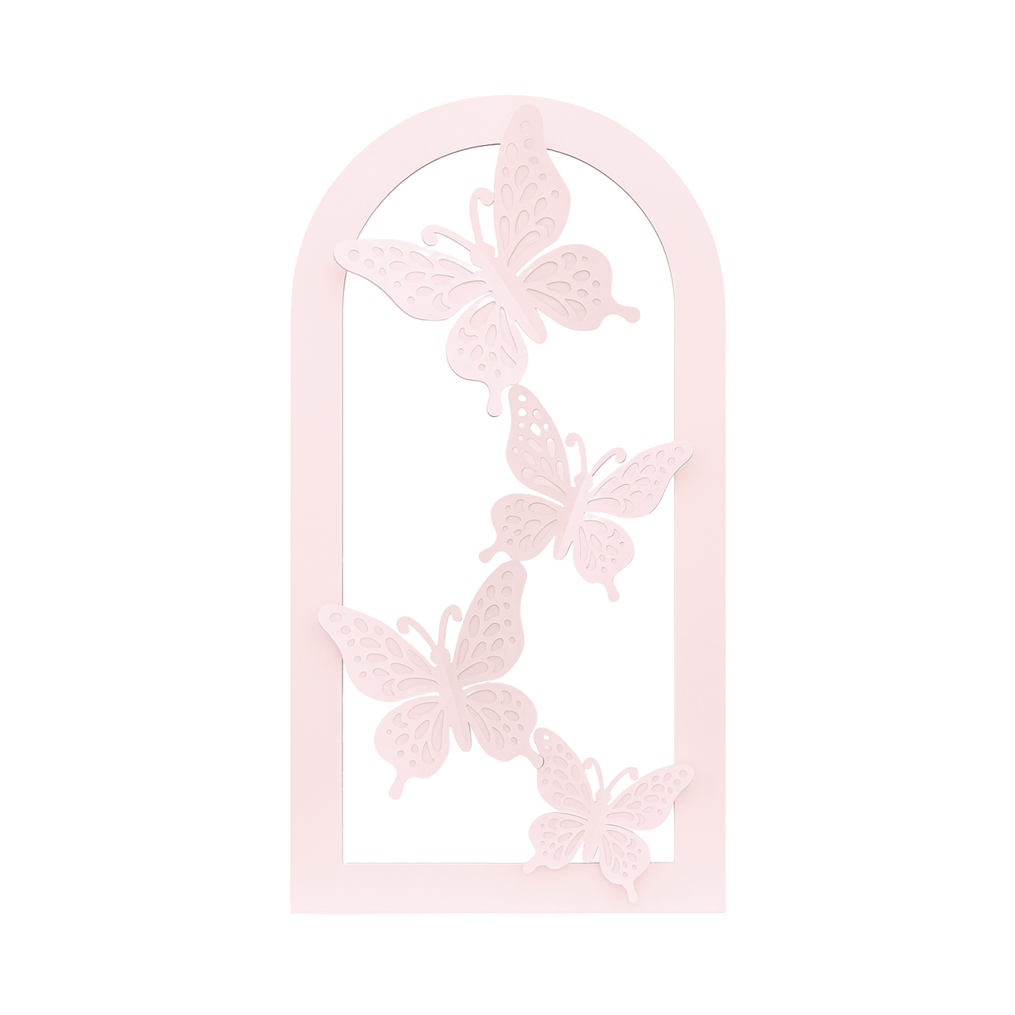 Wooden Arch with Removable Butterflies - Painted (1 pc)