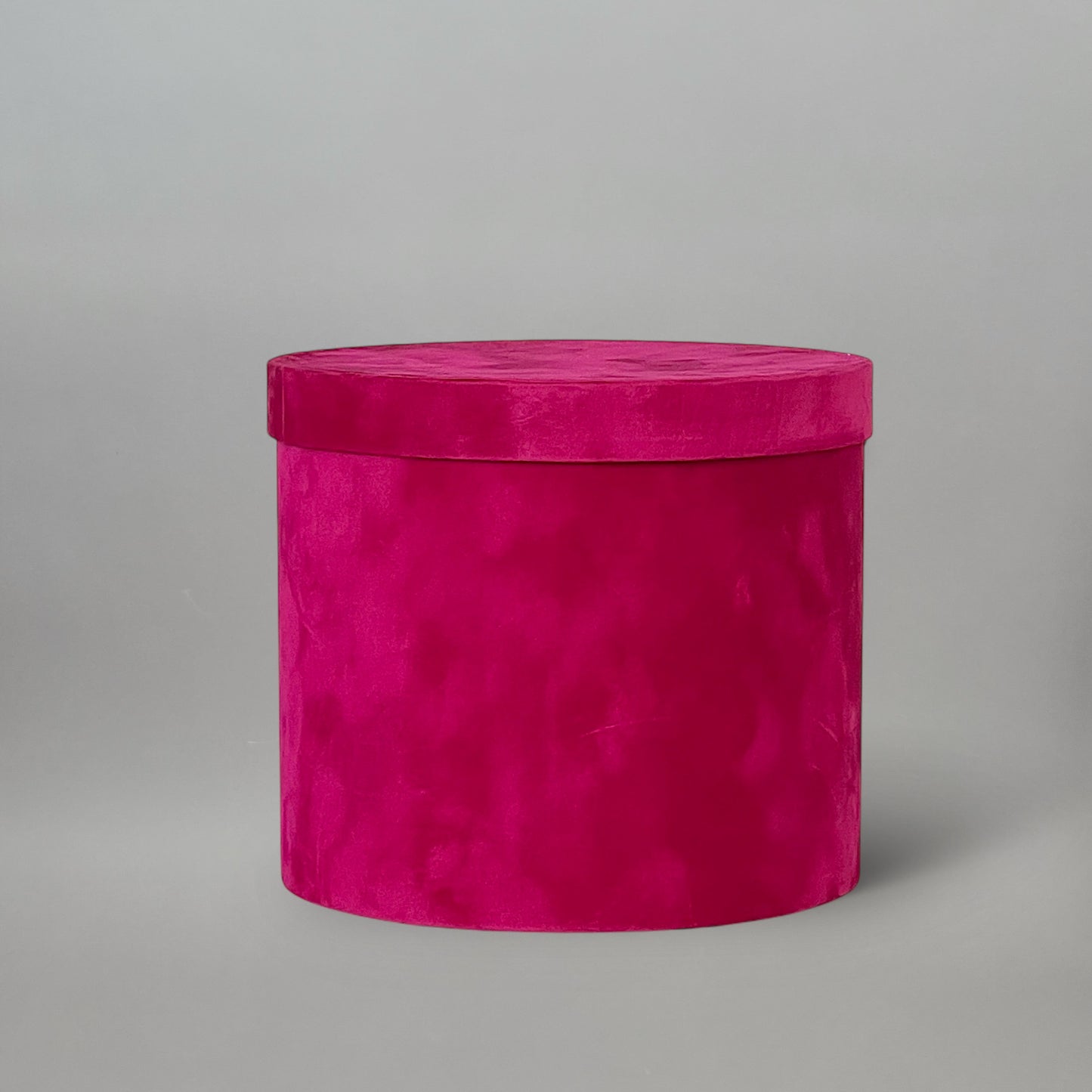 Lid for Velvet Round Flower Box 8" x 7" | 20 × 18 cm Fuchsia (1 pc)