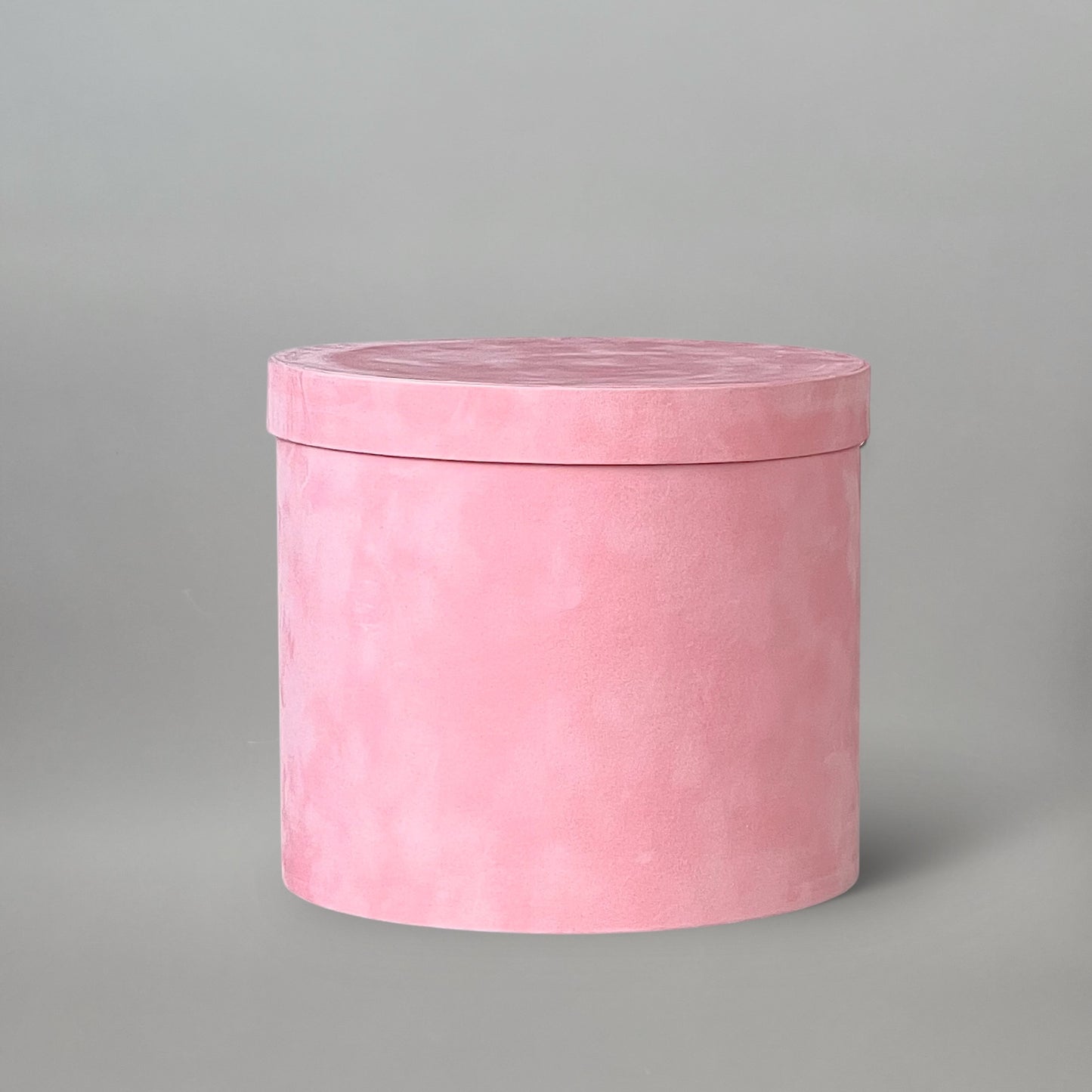 Lid for Velvet Round Flower Box 8" x 7" | 20 × 18 cm Pink (1 pc)