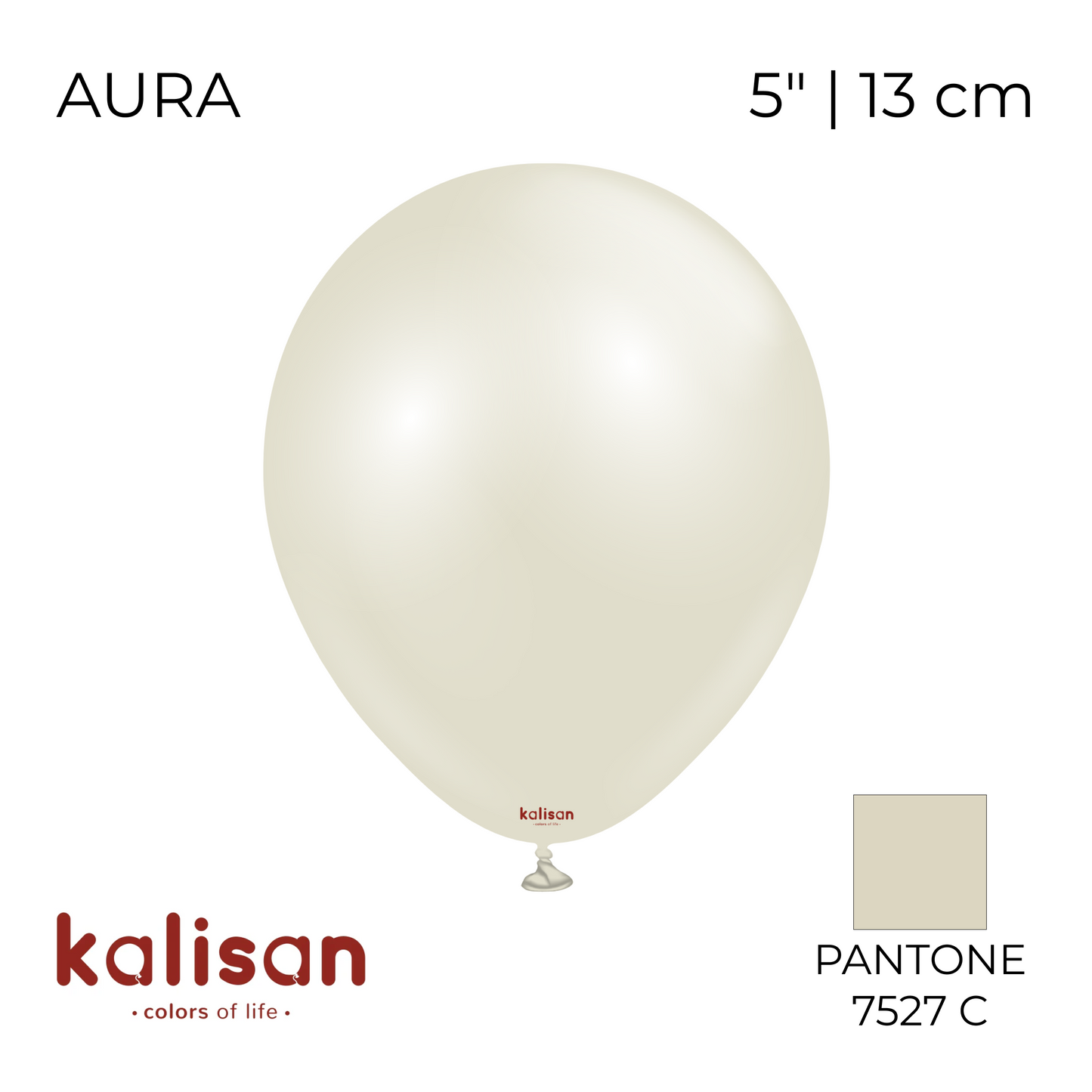 Kalisan 5" | Aura 121 Ivory White (50 pcs)