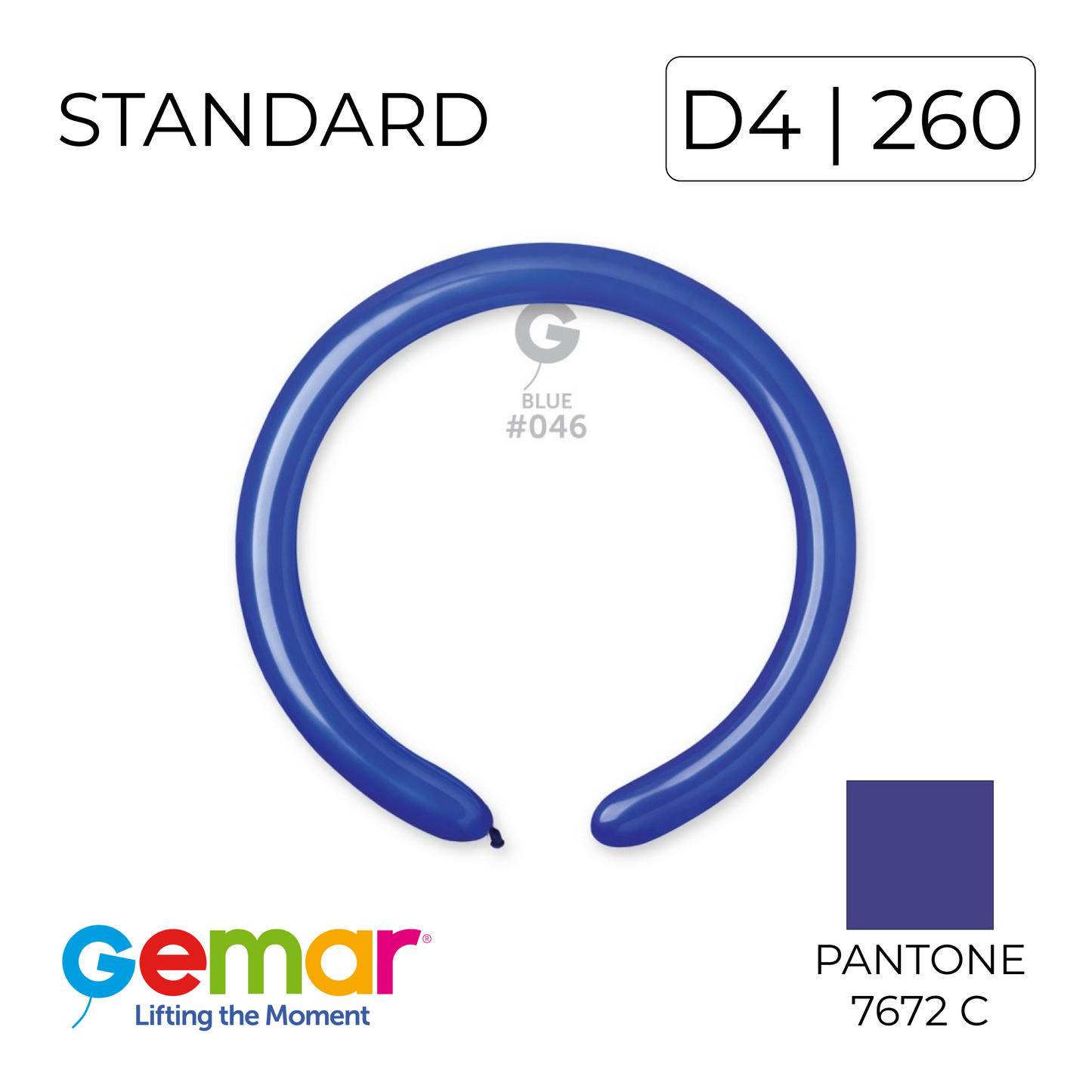 Gemar 260 | Standard 046 Blue (100 pcs)