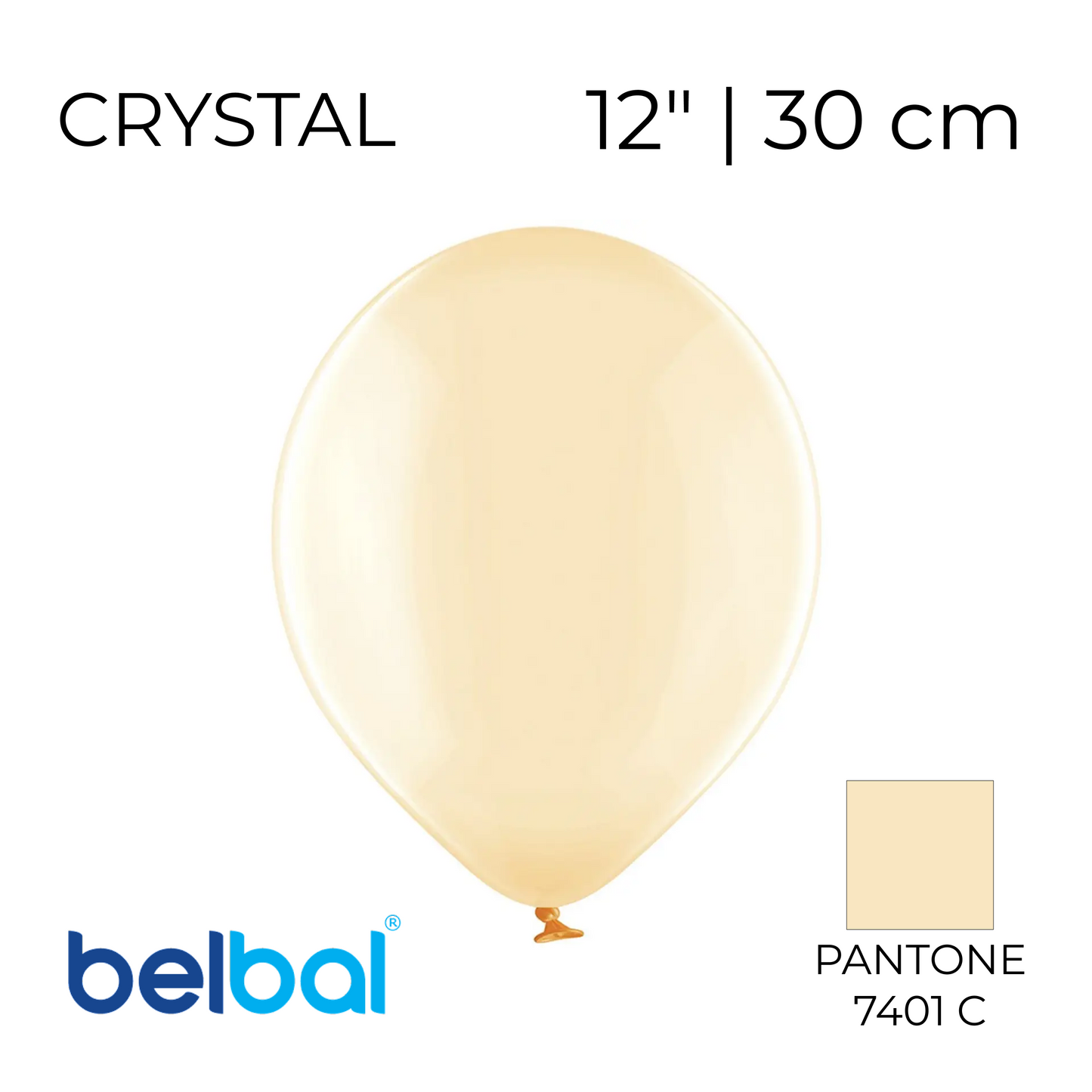 Belbal 12” | Crystal 047 Orange (50 pcs)