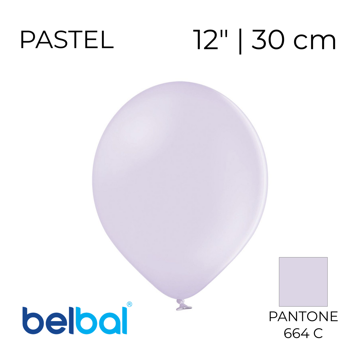 Belbal 12” | Pastel 451 Lilac Breeze (50 pcs)