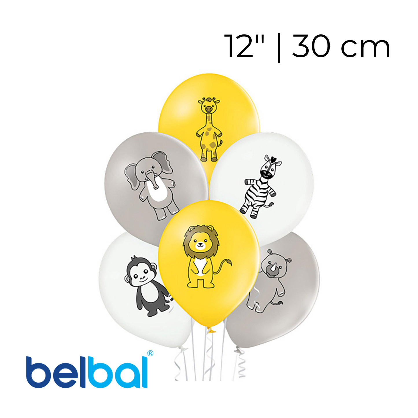 Print 257 Belbal 12” | “Jungle Animals” - Assorted (1 pc)