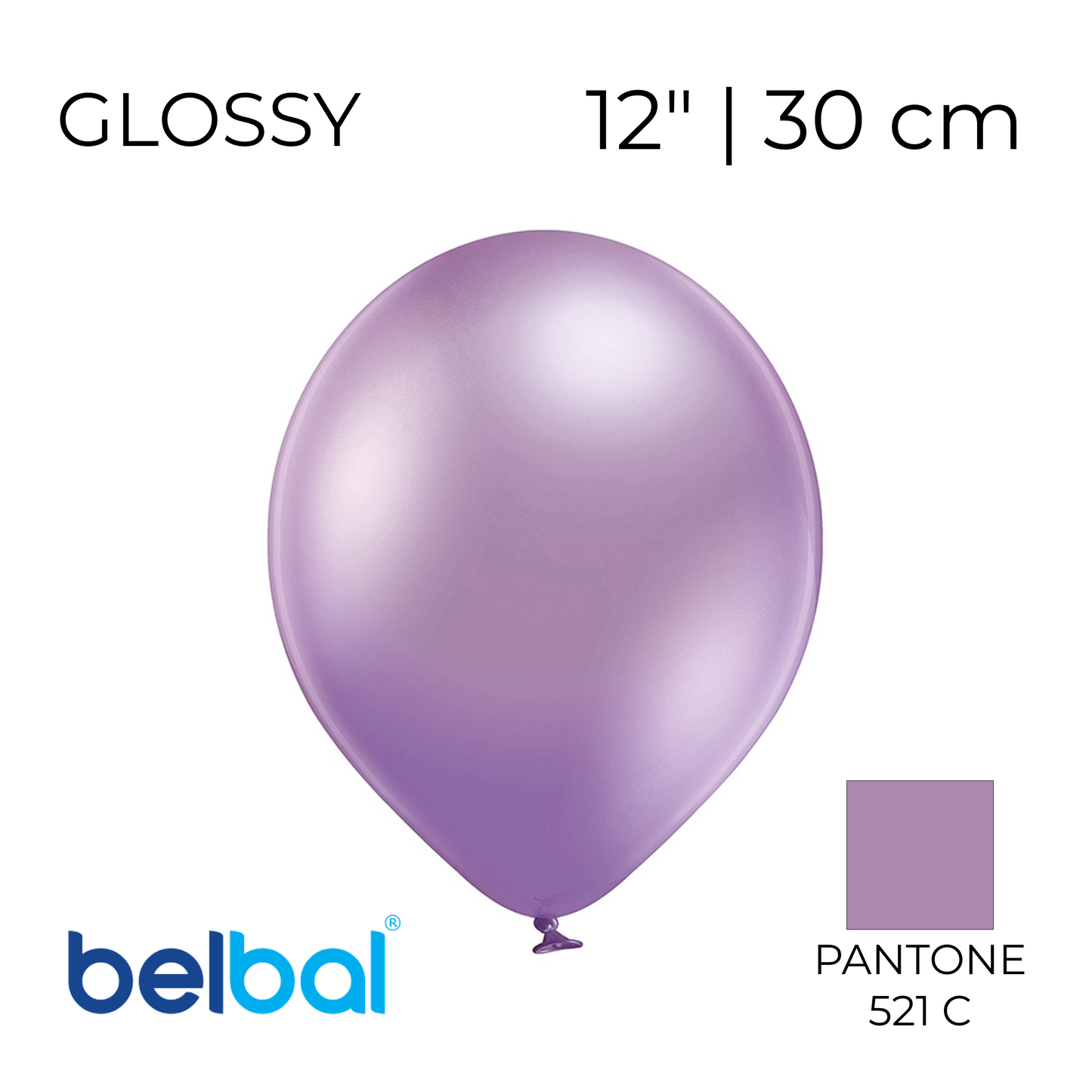 Belbal 12” | Glossy 602 Purple (25 pcs)