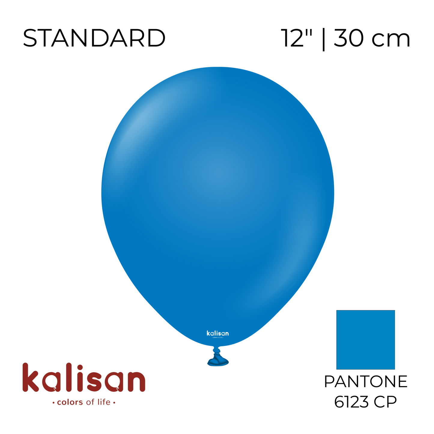 Kalisan 12" | Standard 40 Dark Blue (100 pcs)
