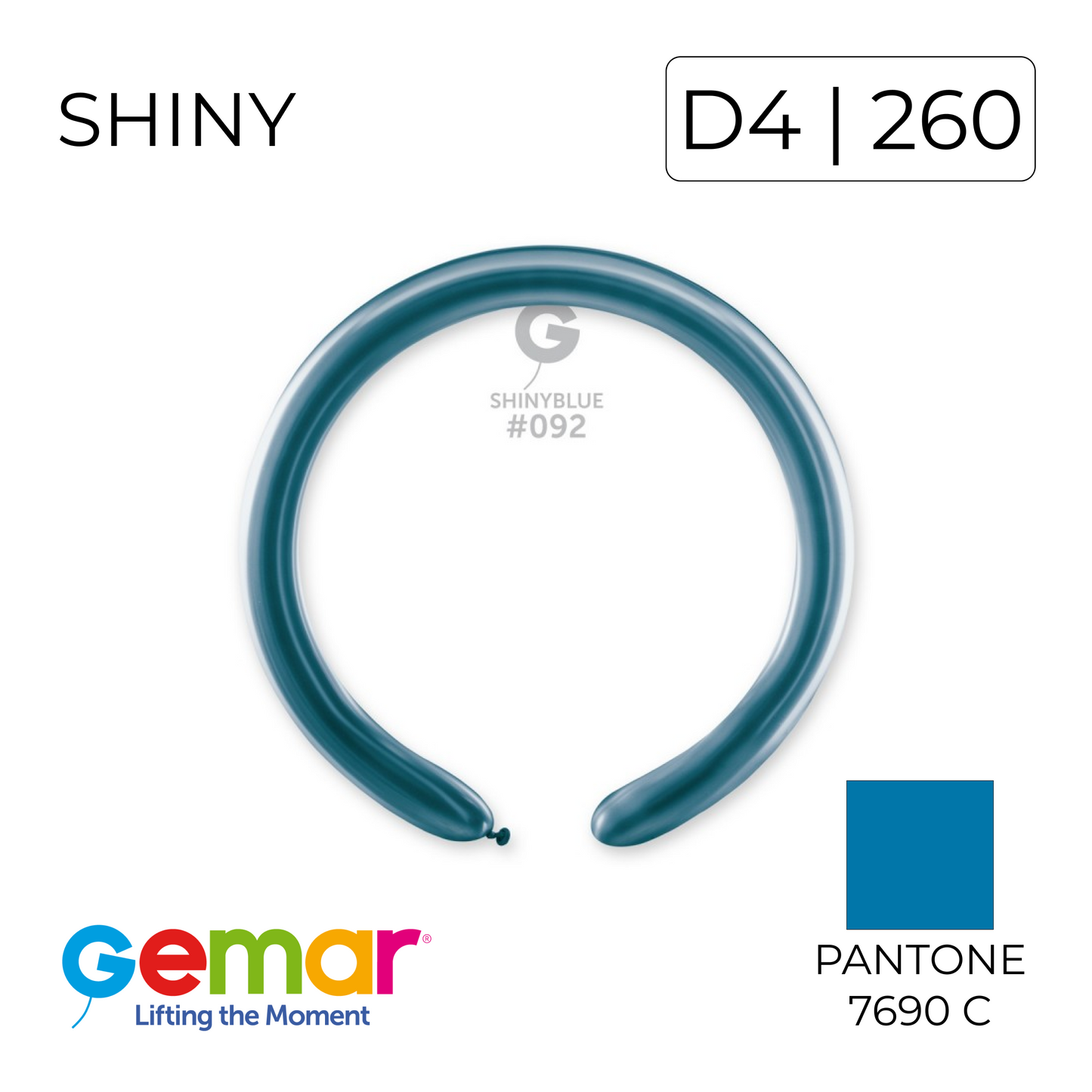 Gemar 260 | Shiny 092 Blue (100 pcs)