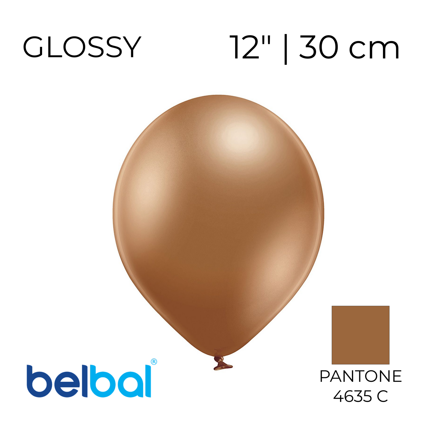 Belbal 12” | Glossy 607 Copper (25 pcs)