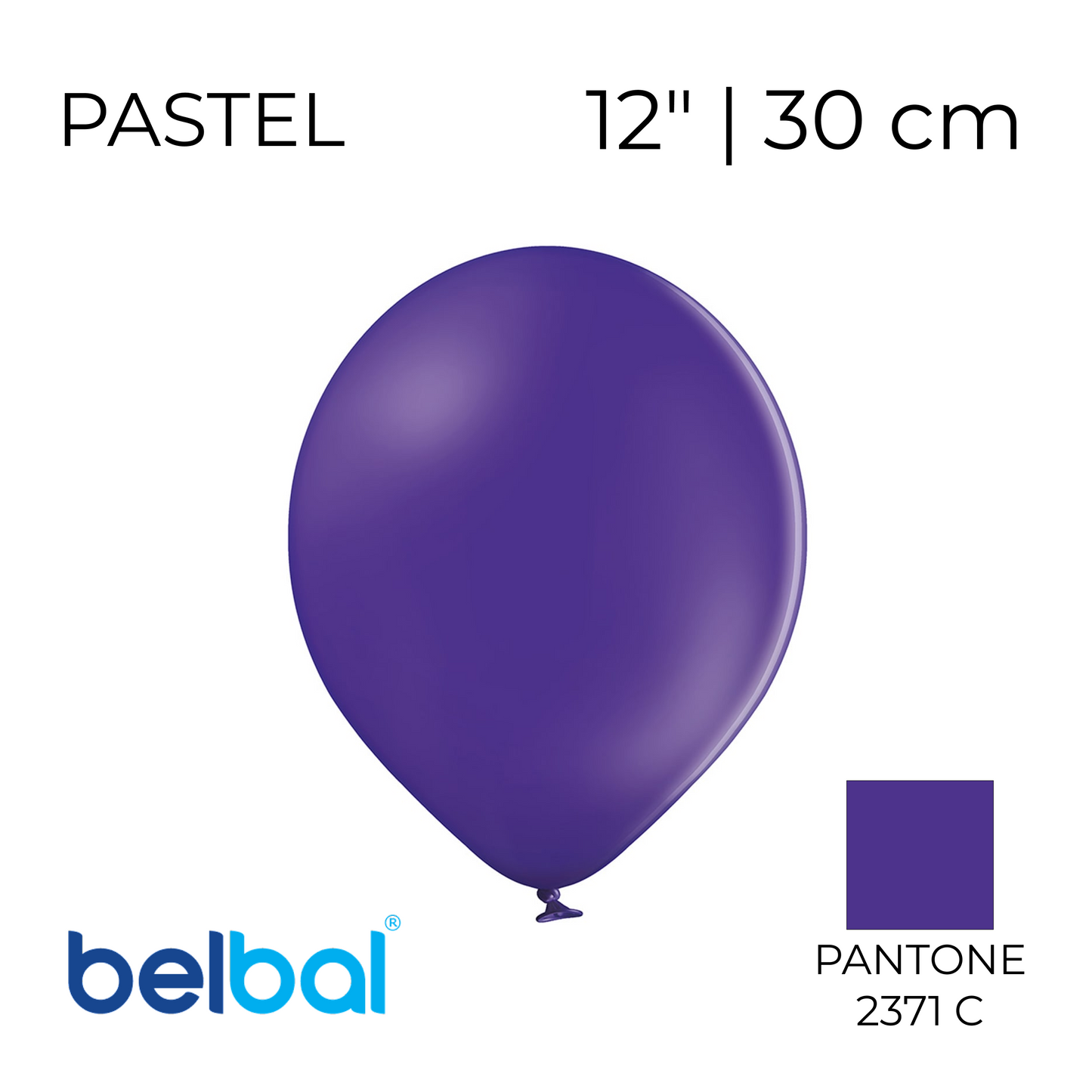 Belbal 12” | Pastel 153 Royal Lilac (50 pcs)