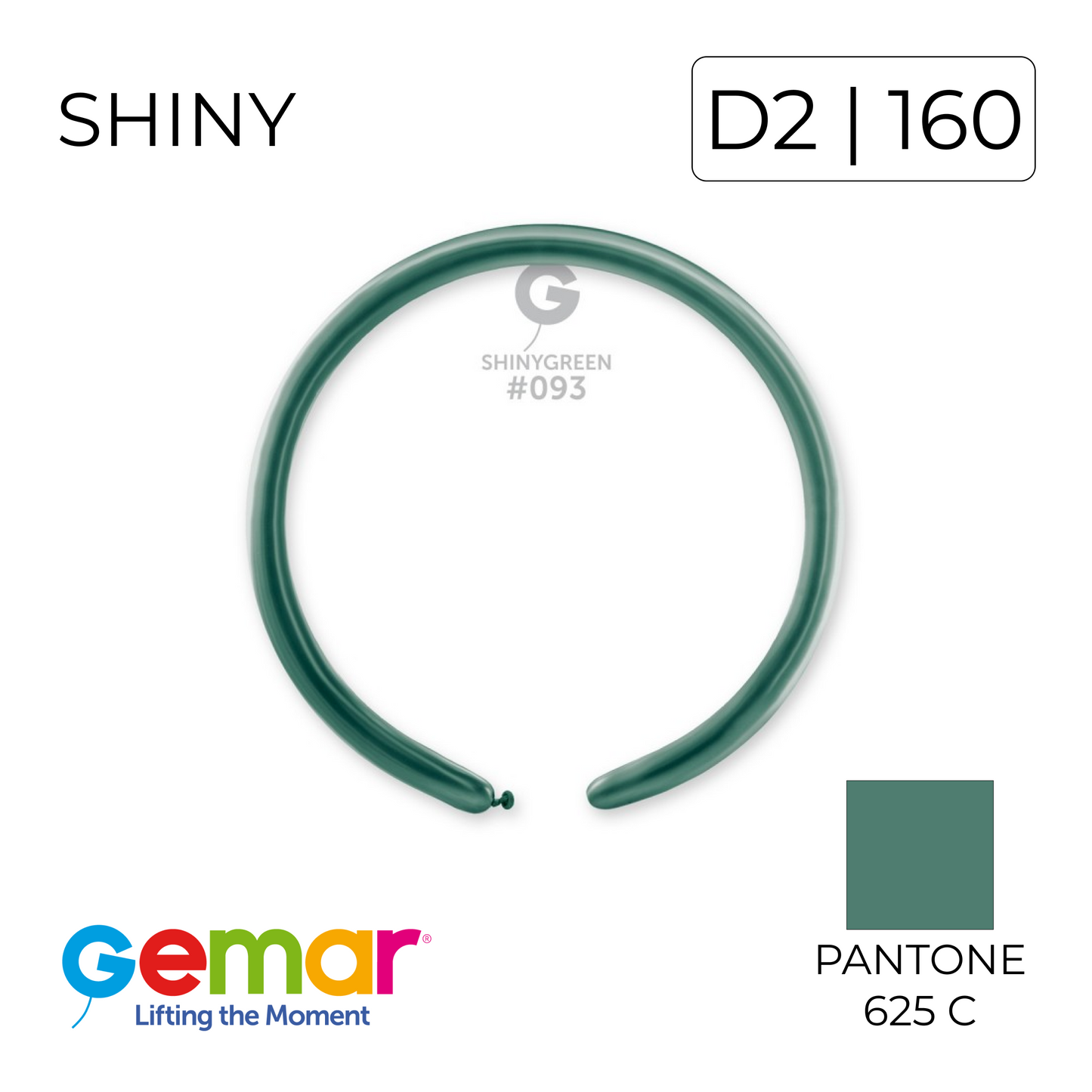 Gemar 160 | Shiny 093 Green (100 pcs)
