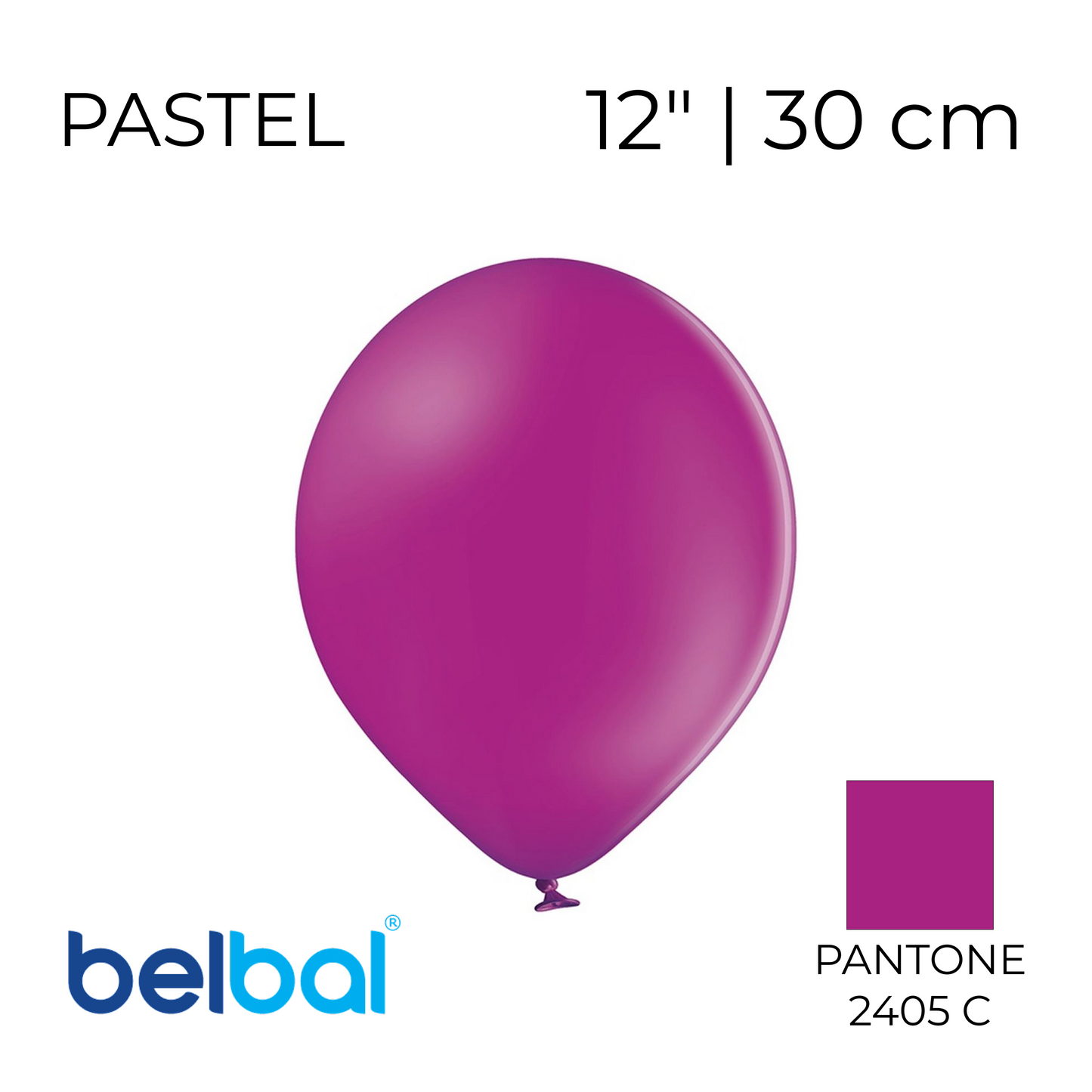 Belbal 12” | Pastel 441 Grape Violet (50 pcs)