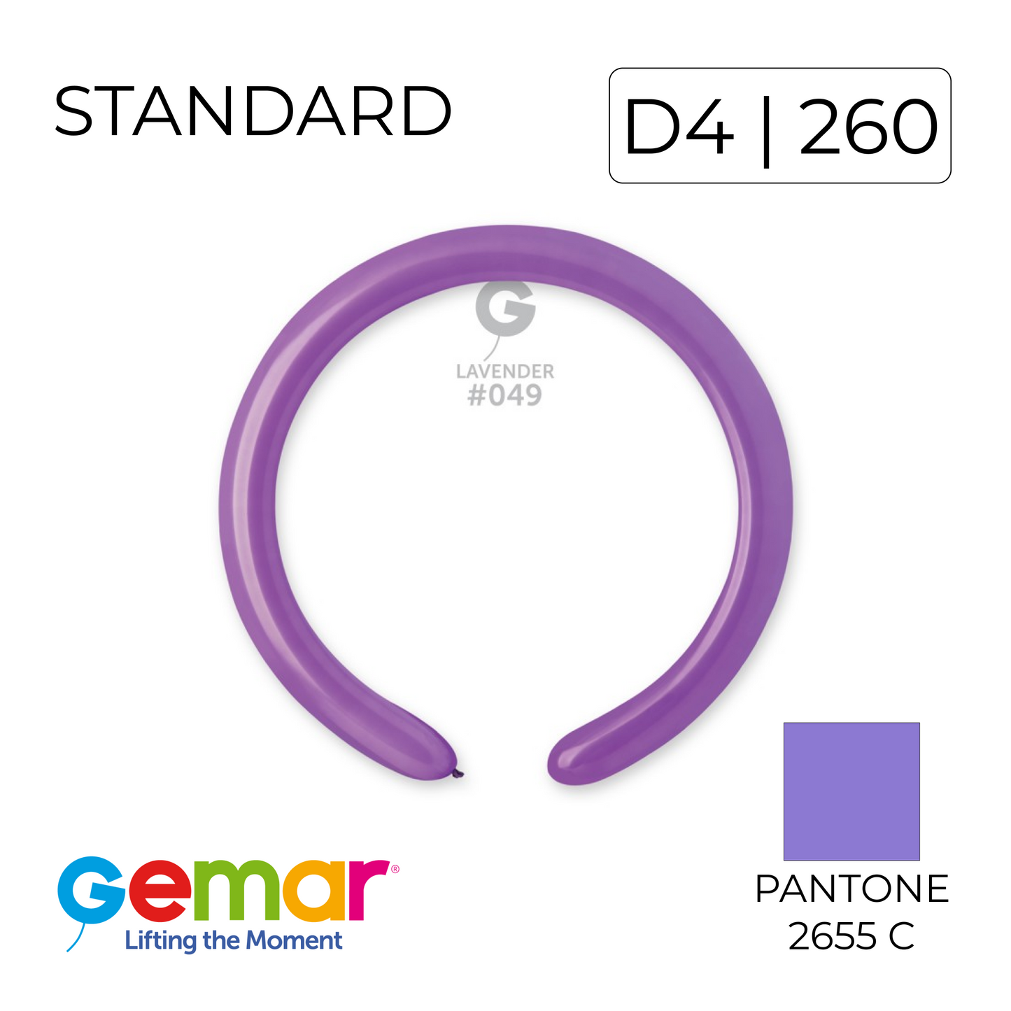 Gemar 260 | Standard 049 Lavender (100 pcs)