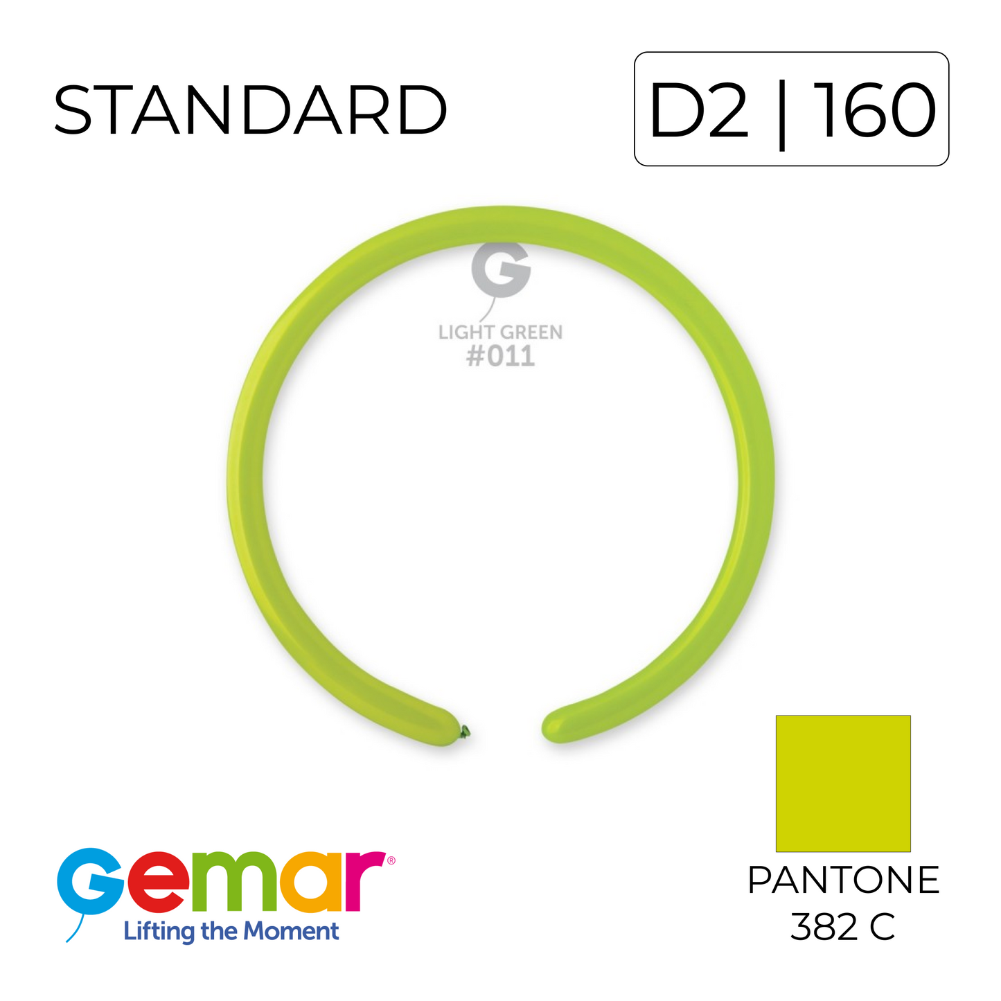 Gemar 160 | Standard 011 Light Green (100 pcs)