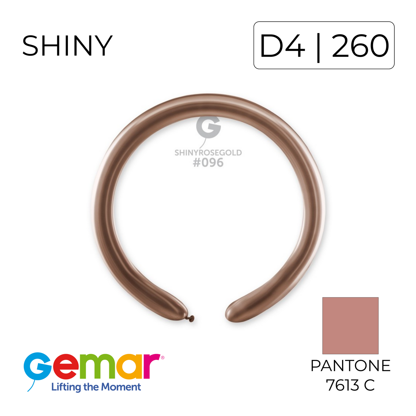 Gemar 260 | Shiny 096 Rosegold (100 pcs)