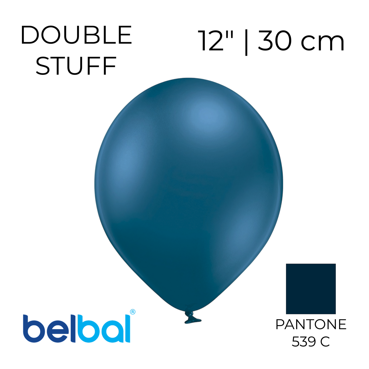 Double Stuff Belbal 12" Dark Blue | 025 in 033 (25 pcs)