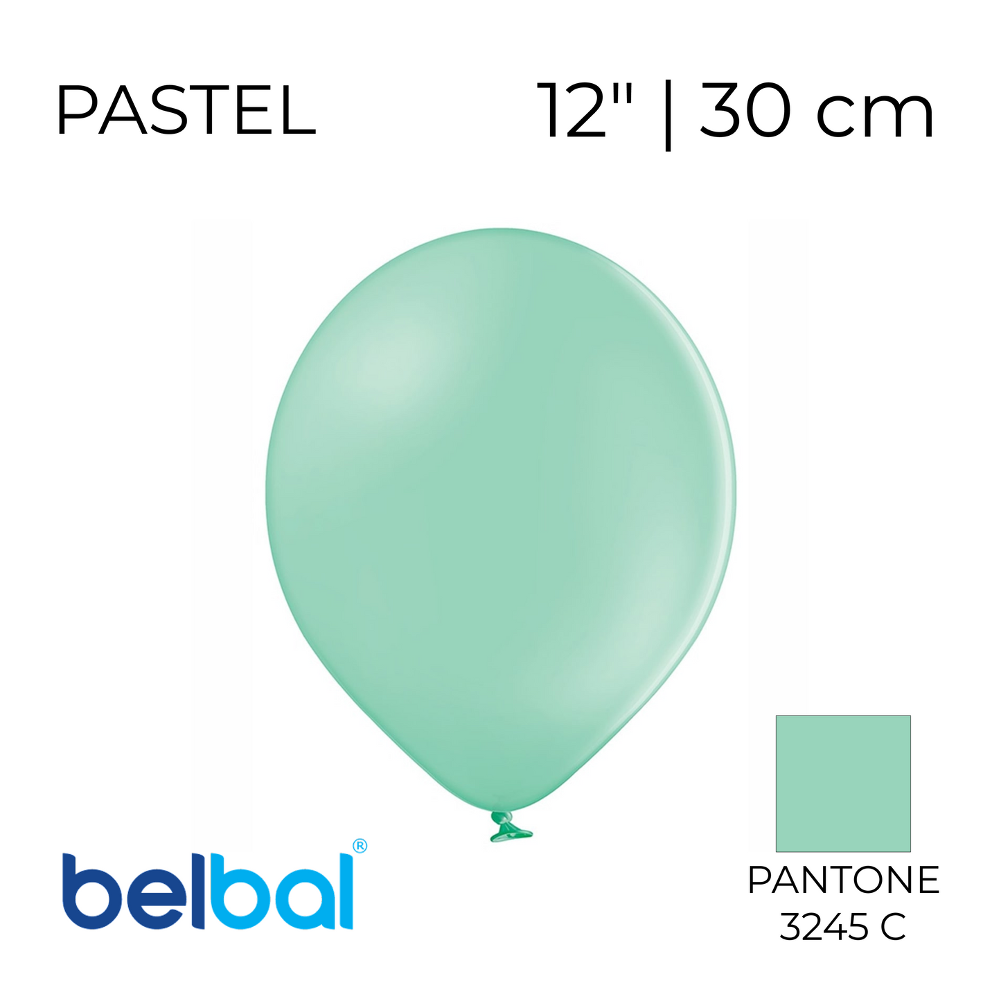 Belbal 12” | Pastel 446 Light Green (50 pcs)