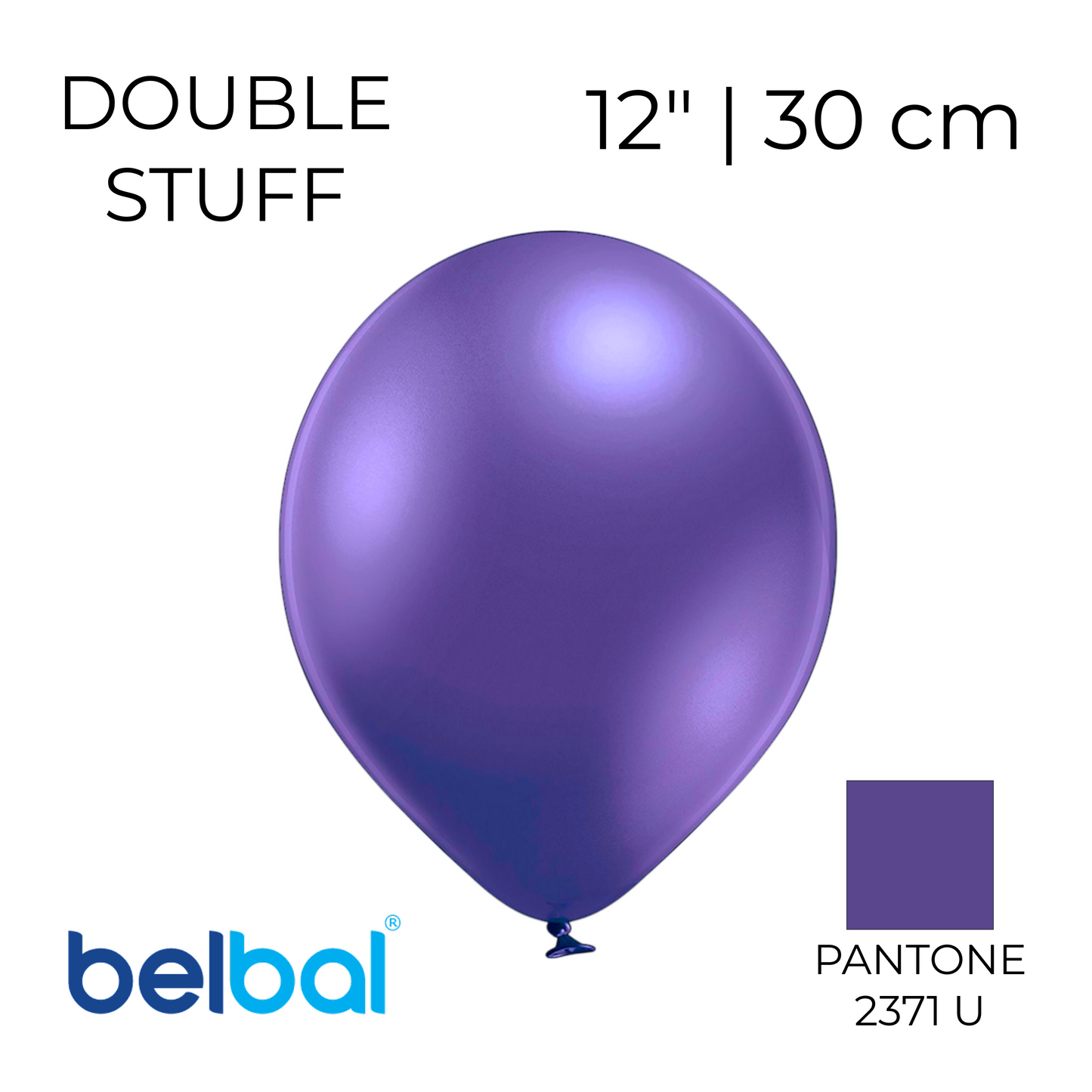 Double Stuff Belbal 12" Violet | 601 in 023 (25 pcs)