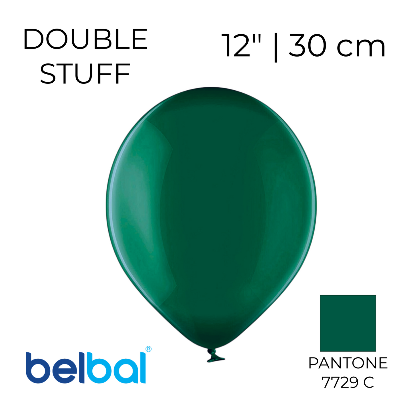 Double Stuff Belbal 12" Dark Green | 052 in 035 (25 pcs)