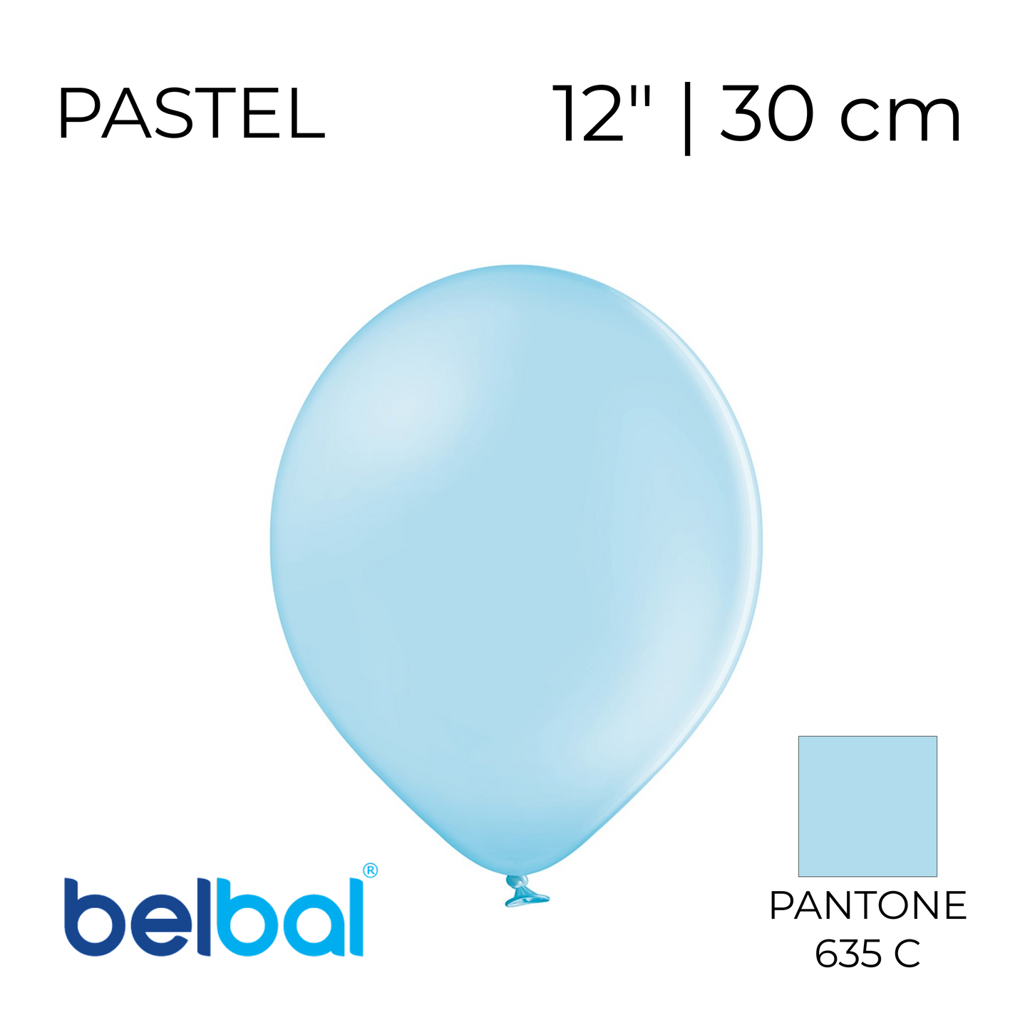 Belbal 12” | Pastel 003 Sky Blue (50 pcs)