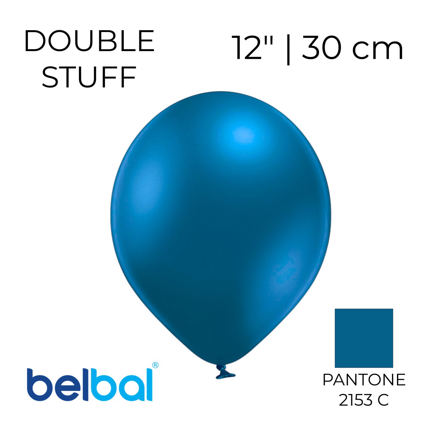 Double Stuff Belbal 12" Blue | 601 in 033 (25 pcs)
