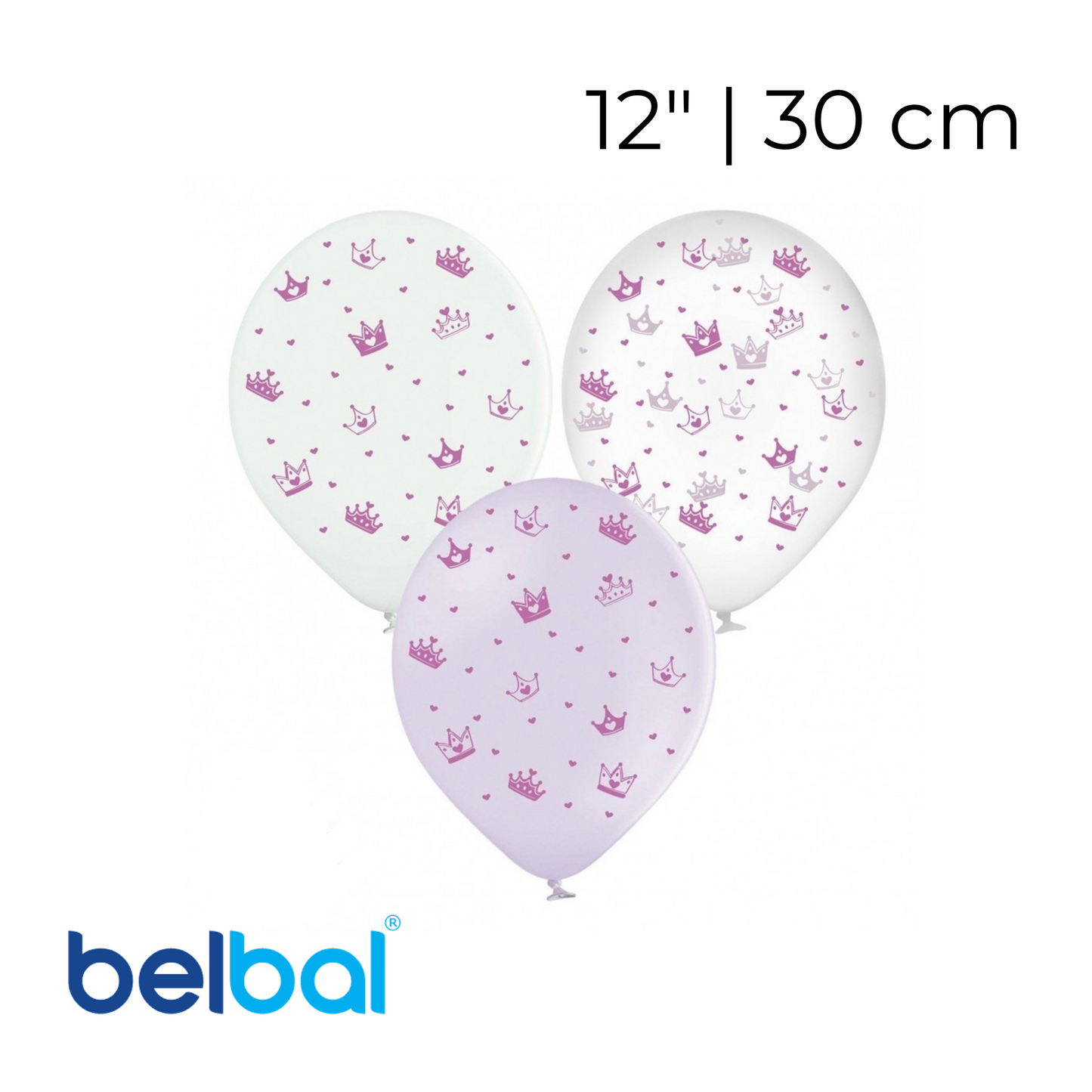 Print 072 Belbal 12” | “Lilac Crowns” - Assorted (1 pc)