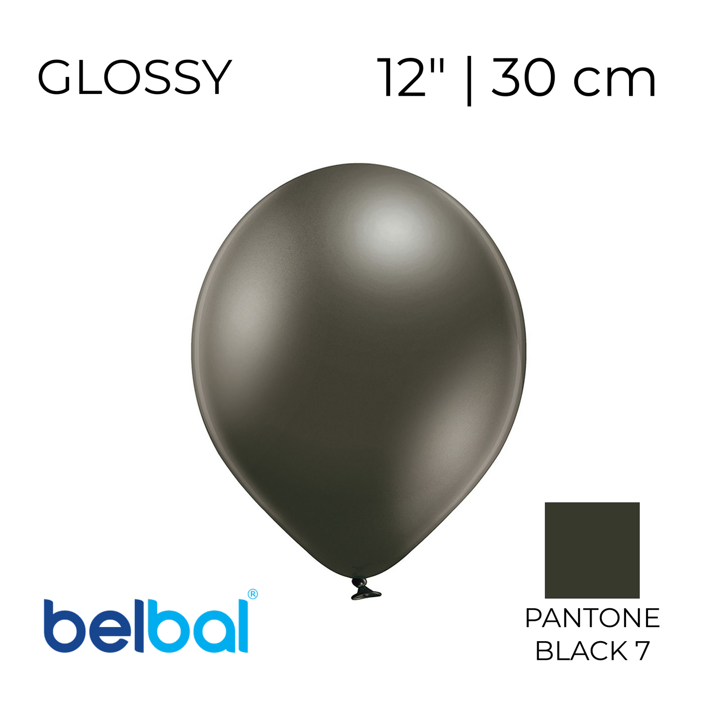 Belbal 12” | Glossy 609 Anthracite (25 pcs)