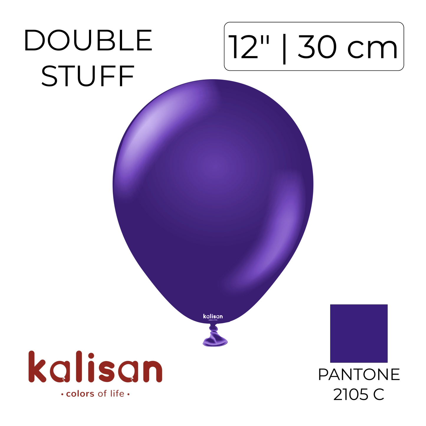 Double Stuff Kalisan 12" Purple | 102 in 00 (25 pcs)