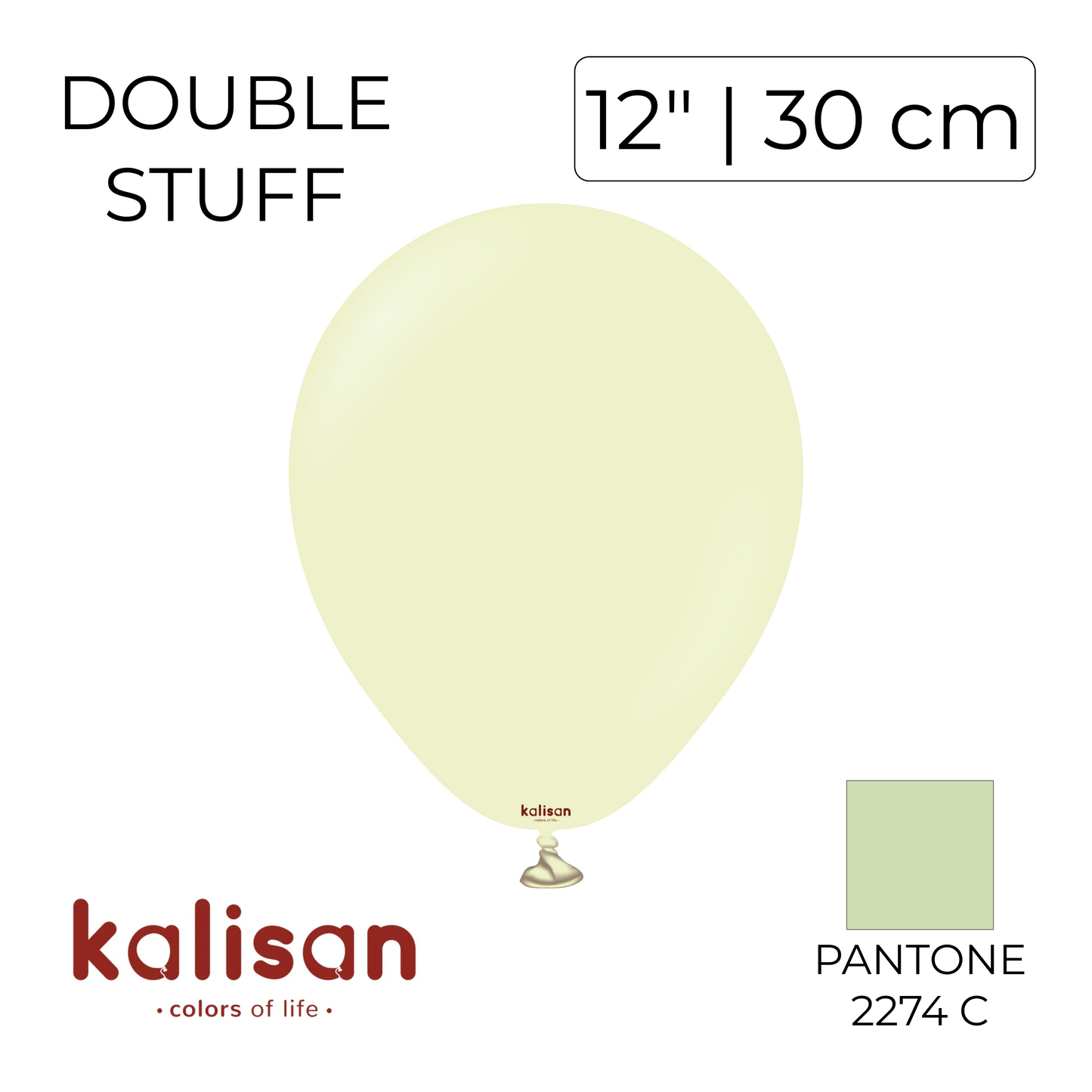 Double Stuff Kalisan 12" Ivory | 46 in 53 (25 pcs)
