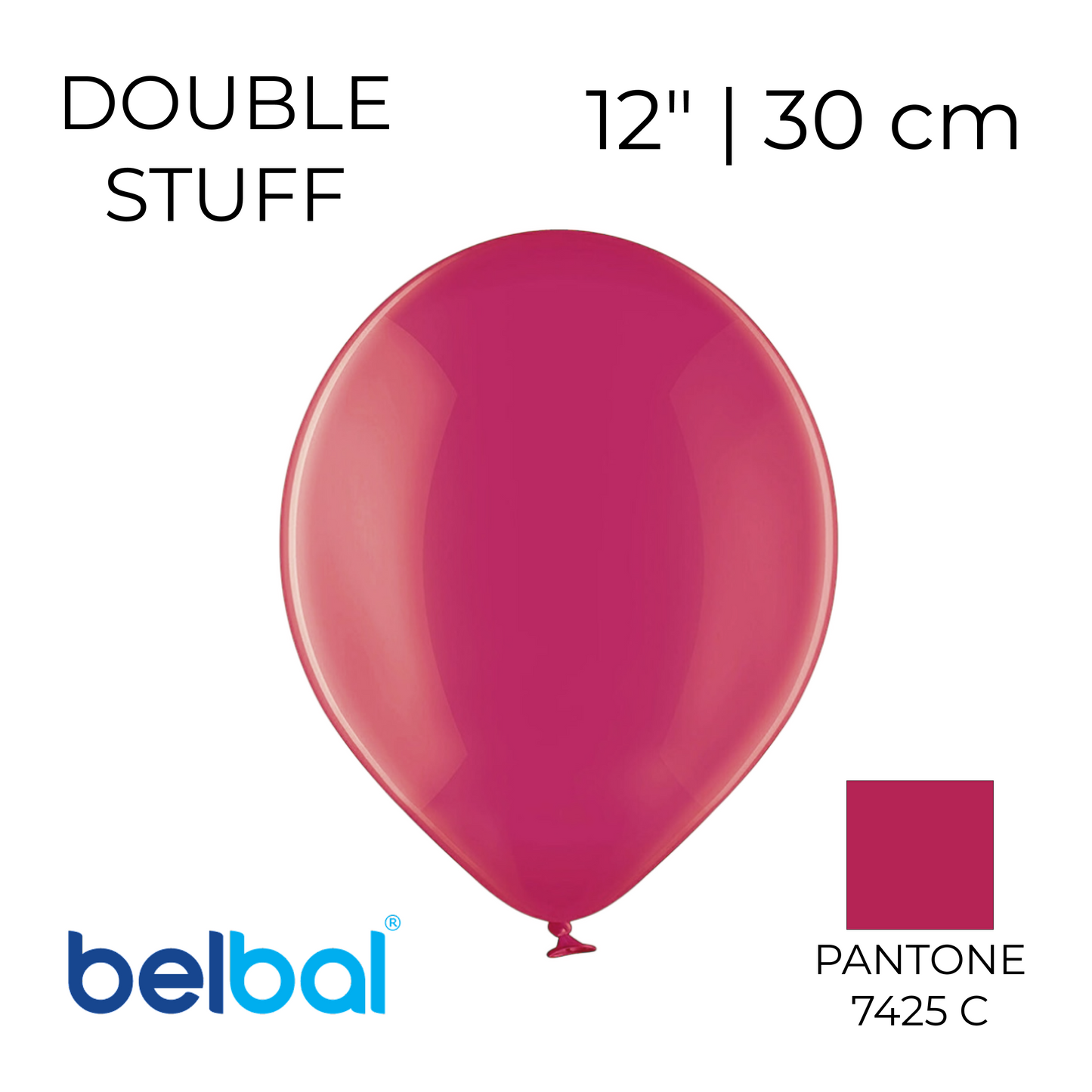Double Stuff Belbal 12" Purple | 001 in 023 (25 pcs)
