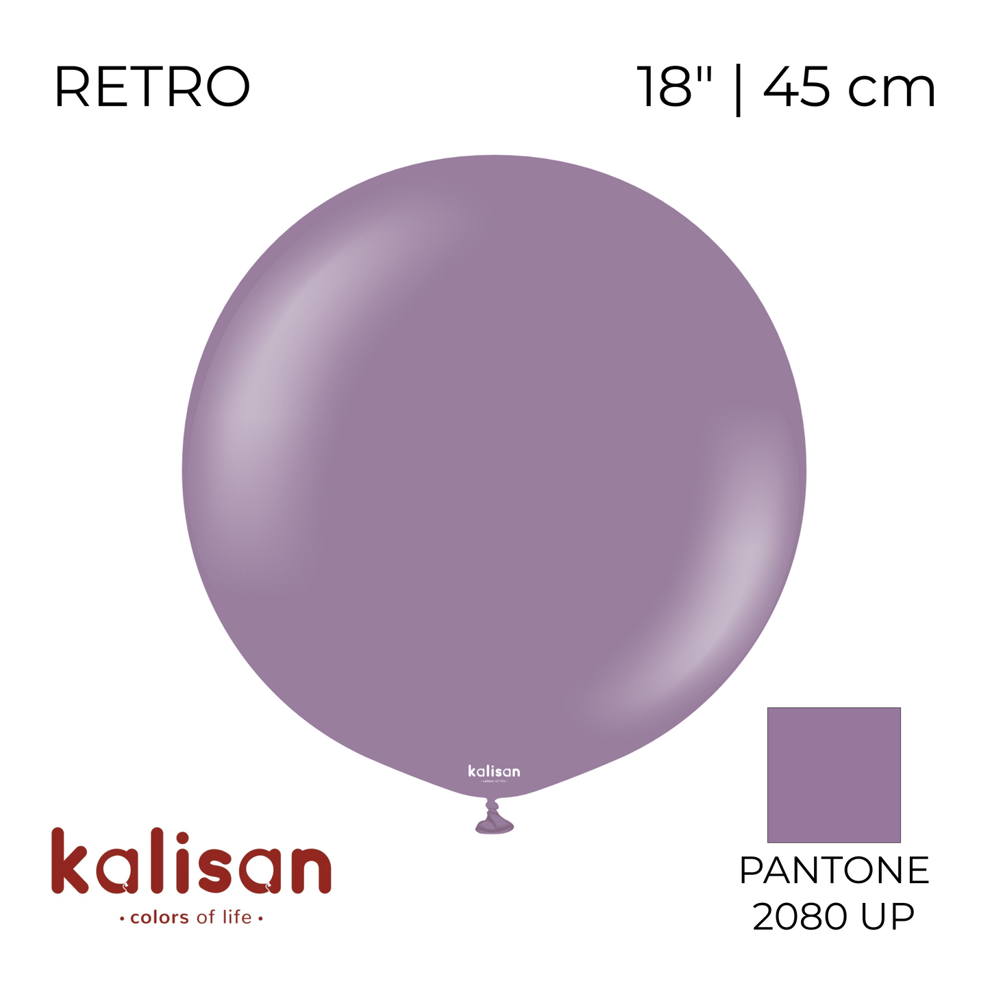 Kalisan 18" | Retro 35 Lavender (25 pcs)