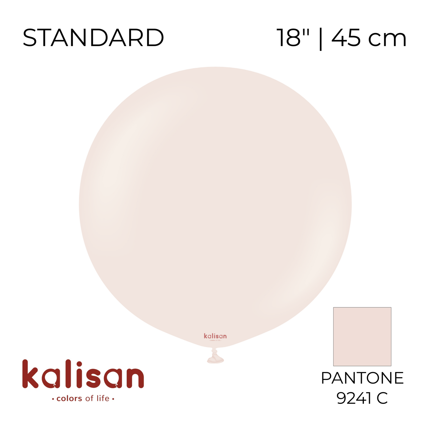 Kalisan 18" | Standard 64 Pink Blush (25 pcs)