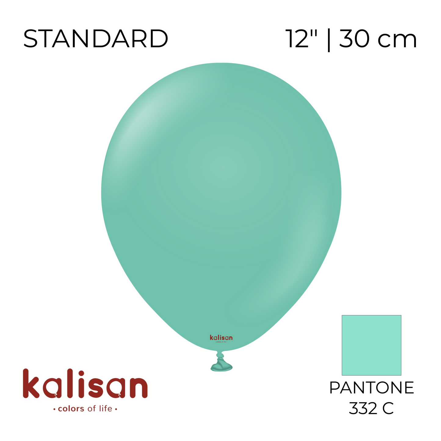 Kalisan 12" | Standard 19 Sea Green (100 pcs)
