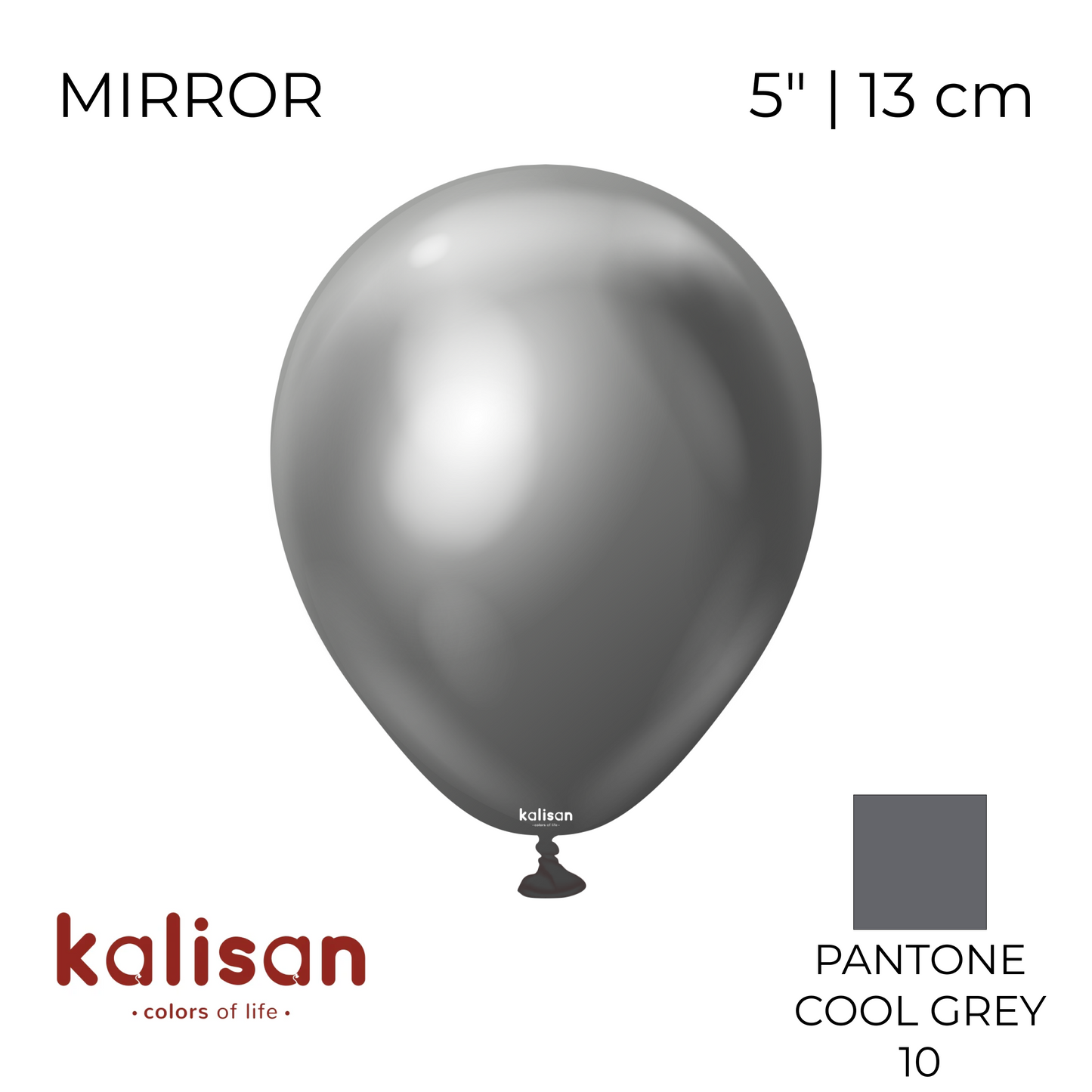 Kalisan 5" | Mirror 109 Space Grey (100 pcs)