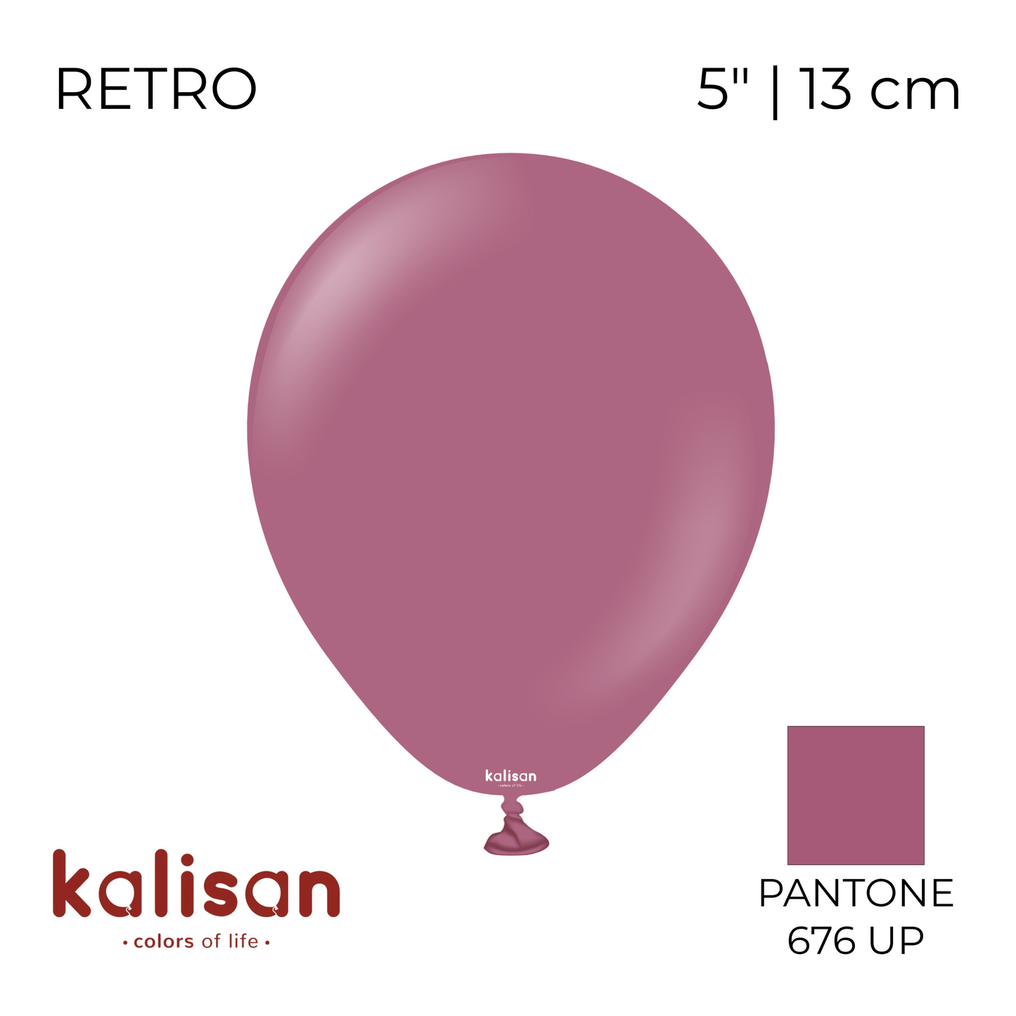 Kalisan 5" | Retro 15 Wild Berry (100 pcs)