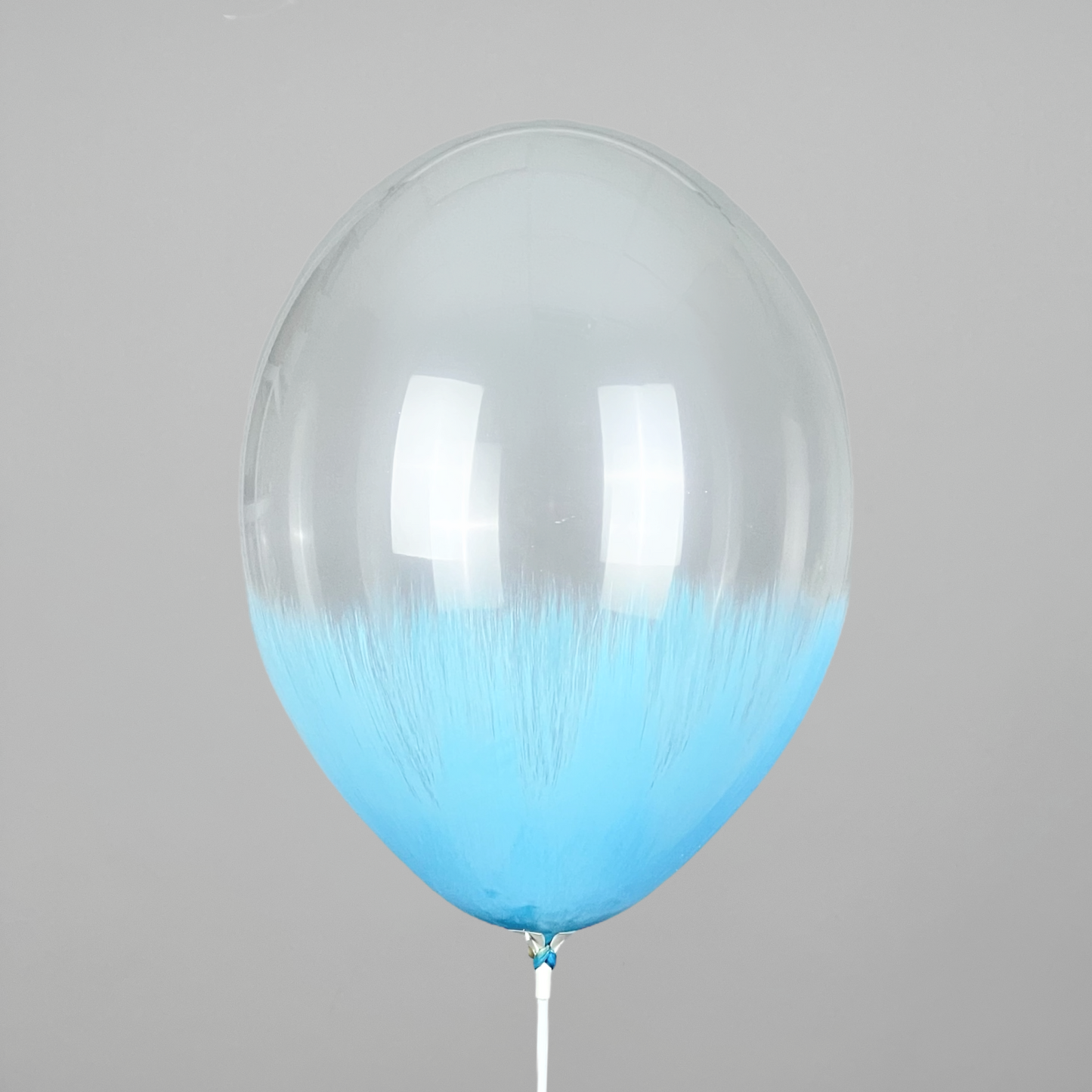 Print 002 Belbal 12" | Brush Blue on Transparent with Glitter (25 pcs)