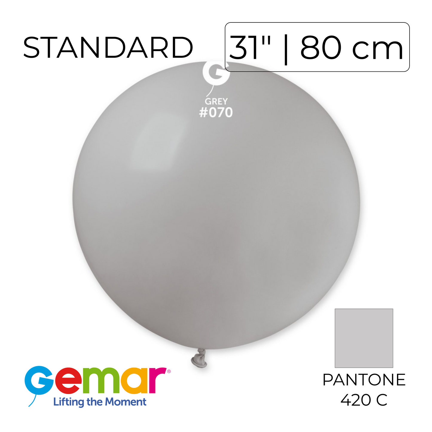 Gemar 31" | Standard 070 Grey (10 pcs)