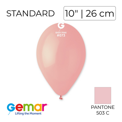 Gemar 10" | Standard 073 Baby Pink (100 pcs)