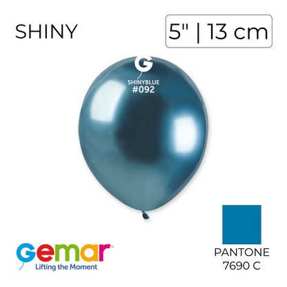 Gemar 5" | Shiny 092 Blue (100 pcs)
