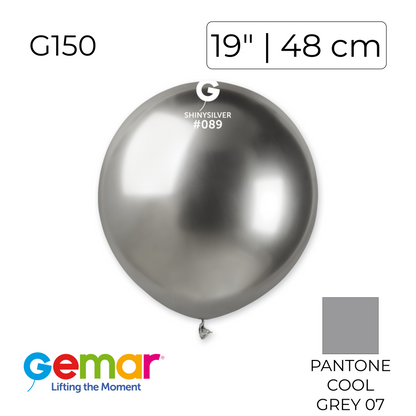 Gemar 19" | G150 Shiny 089 Silver (25 pcs)